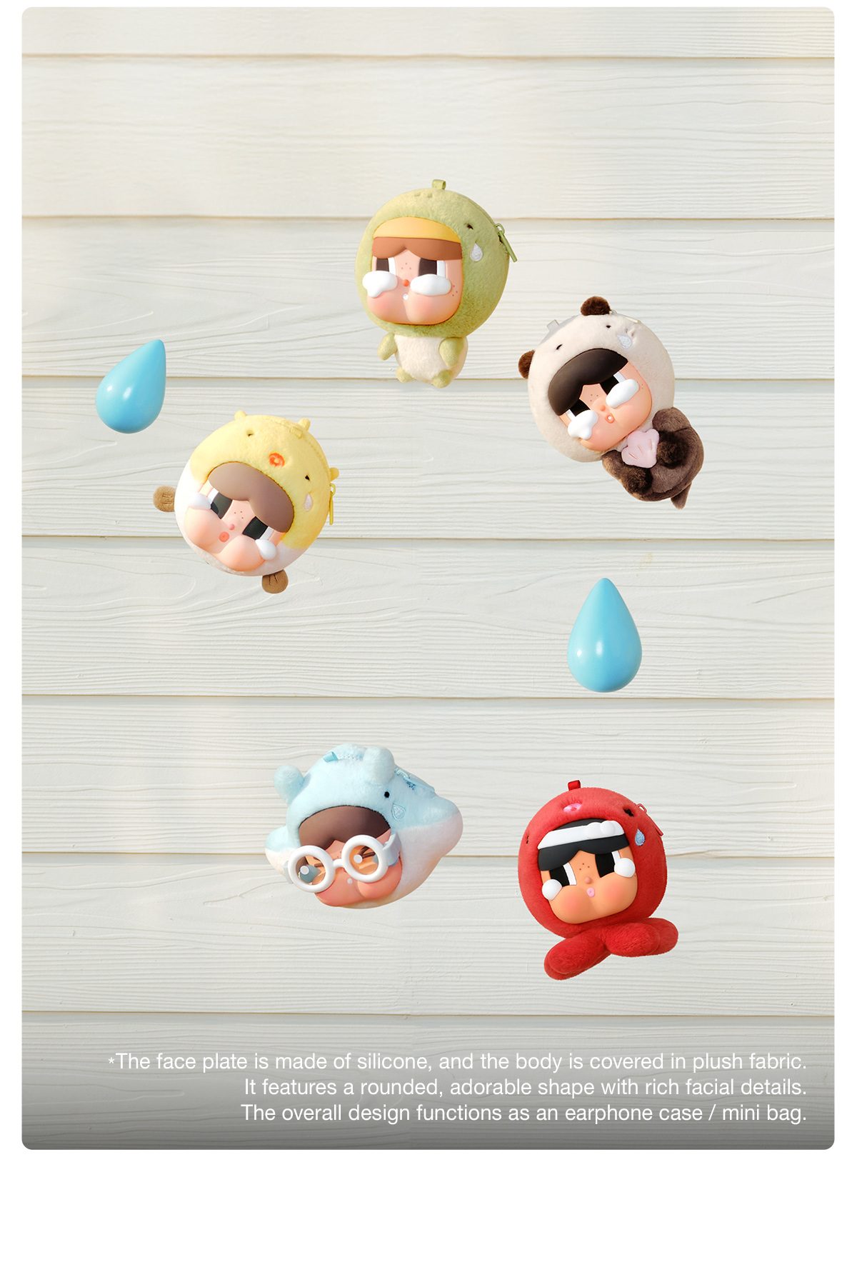 CRYBABY Cry Me an Ocean Series Earphone Bag – details