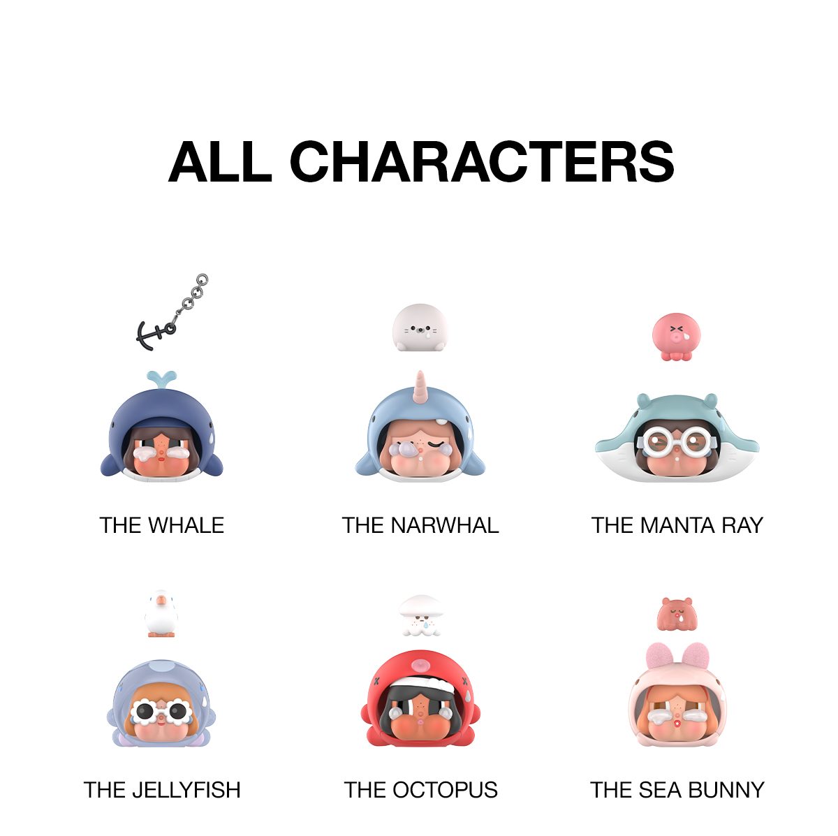 CRYBABY Cry Me an Ocean Series Figures β details