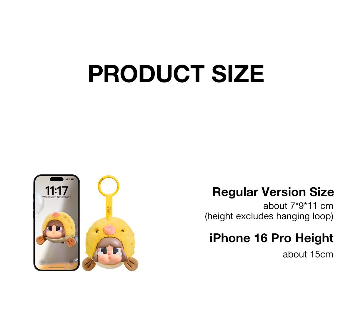 CRYBABY Cry Me An Ocean Series- Vinyl Plush Pendant Blind Box – details