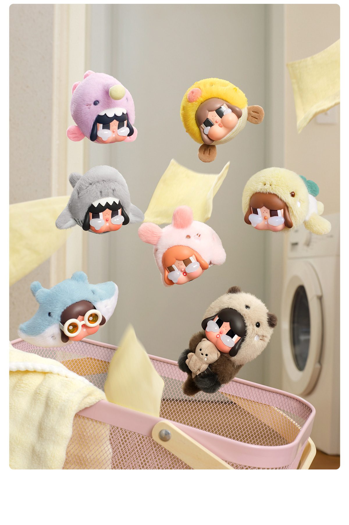CRYBABY Cry Me An Ocean Series- Vinyl Plush Pendant Blind Box – details