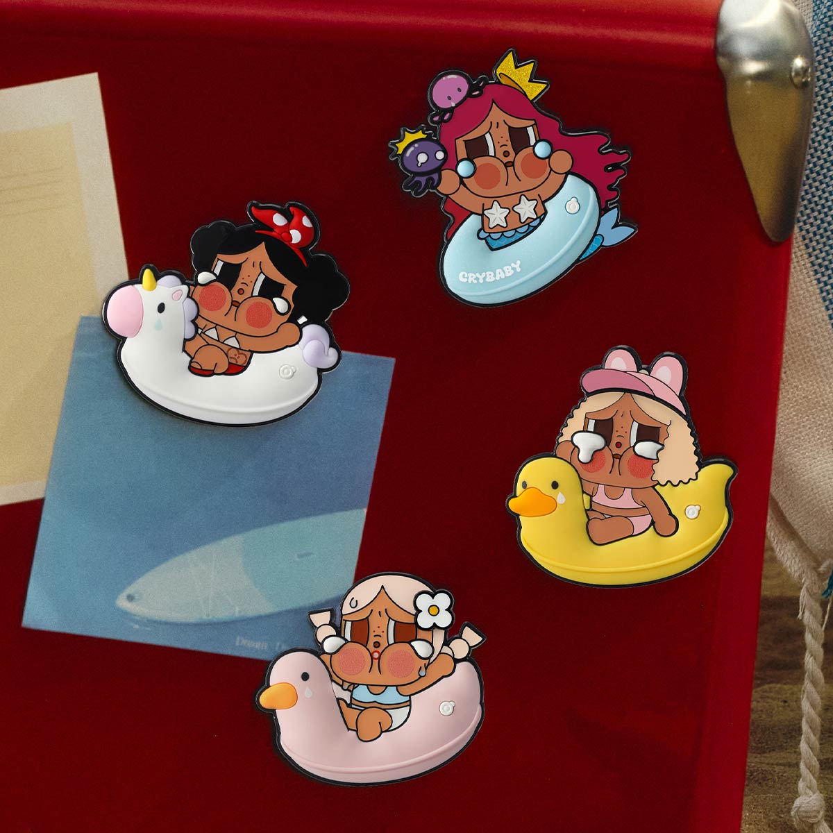 CRYBABY Vacation Mode On Series-Fridge Magnet Blind Box CRYBABY Vacation Mode On Series-Fridge Magnet Blind Box