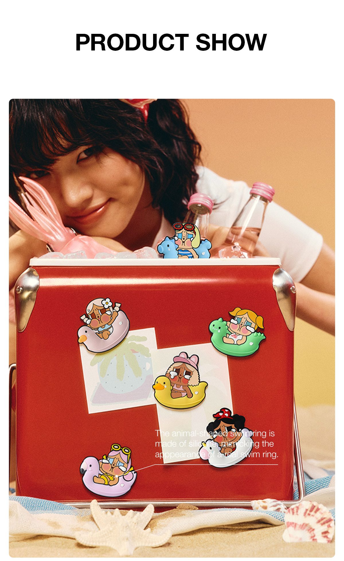 CRYBABY Vacation Mode On Series-Fridge Magnet Blind Box β details