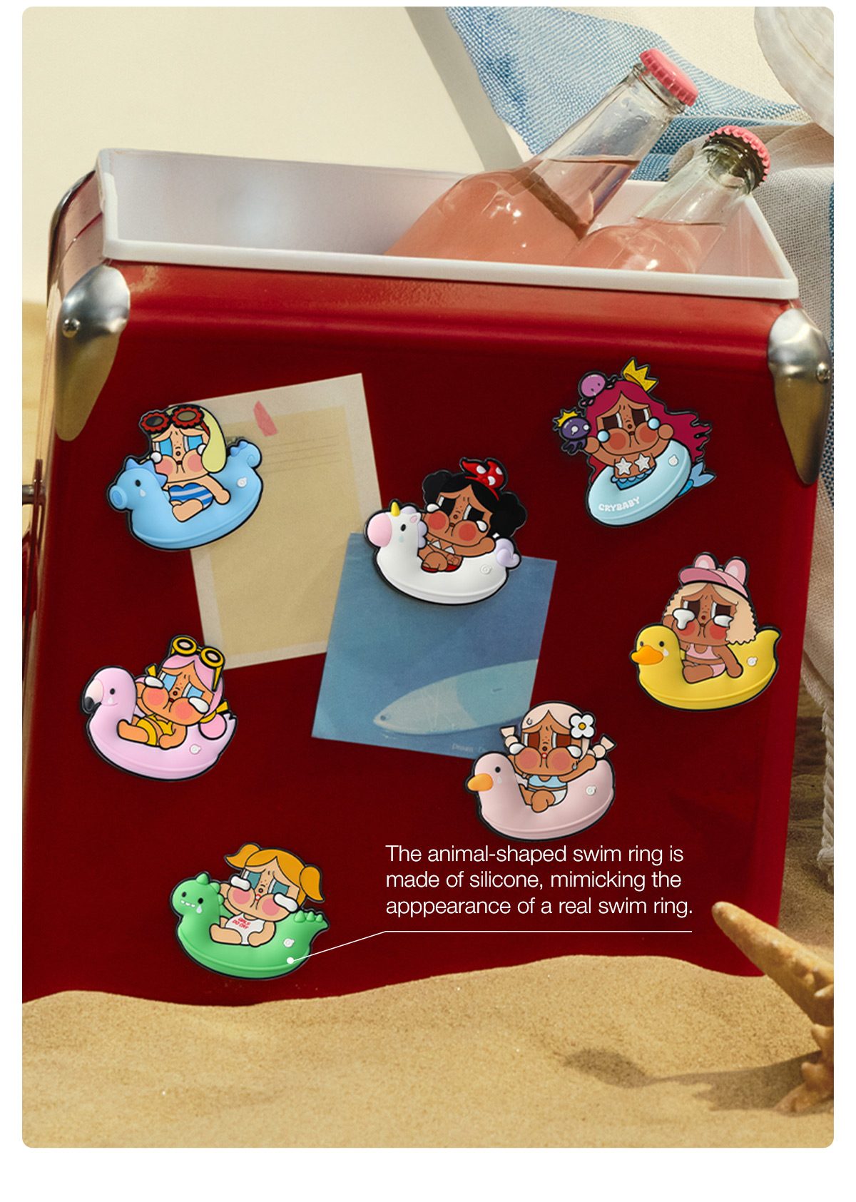 CRYBABY Vacation Mode On Series-Fridge Magnet Blind Box β details