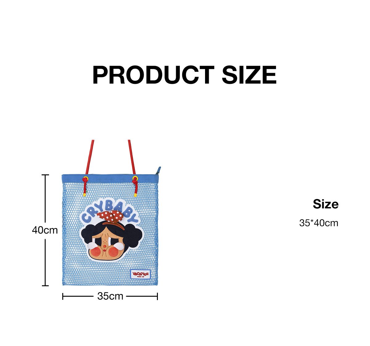CRYBABY Vacation Mode On Series-Shoulder Bag – details