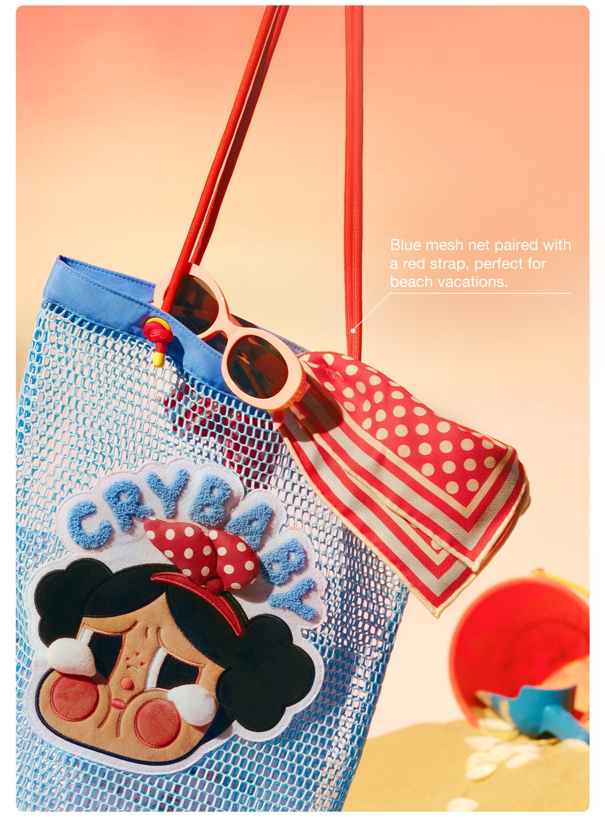 CRYBABY Vacation Mode On Series-Shoulder Bag – details