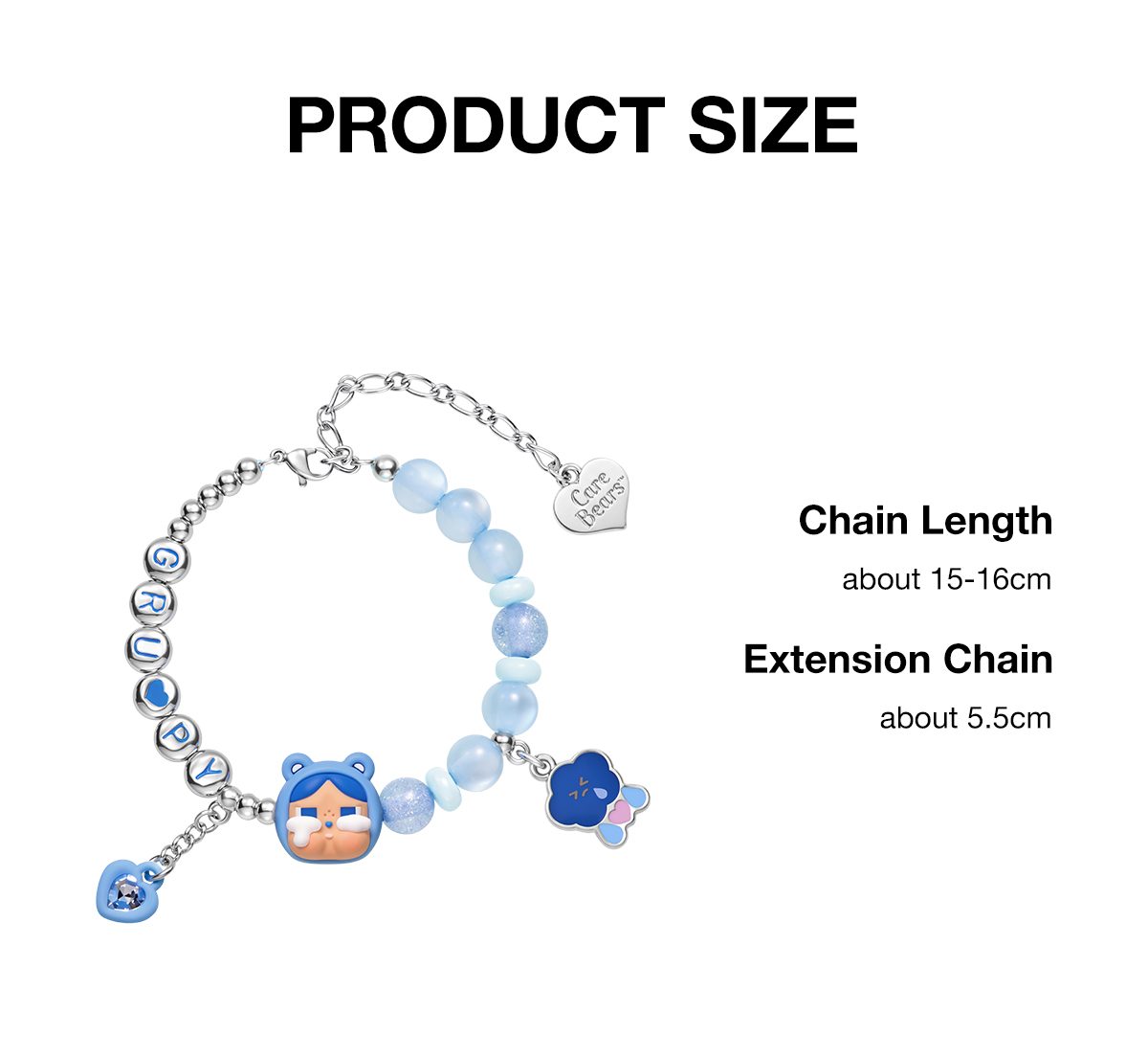 CRYBABY Γ Care Bears Series - Bracelet Blind Box β details
