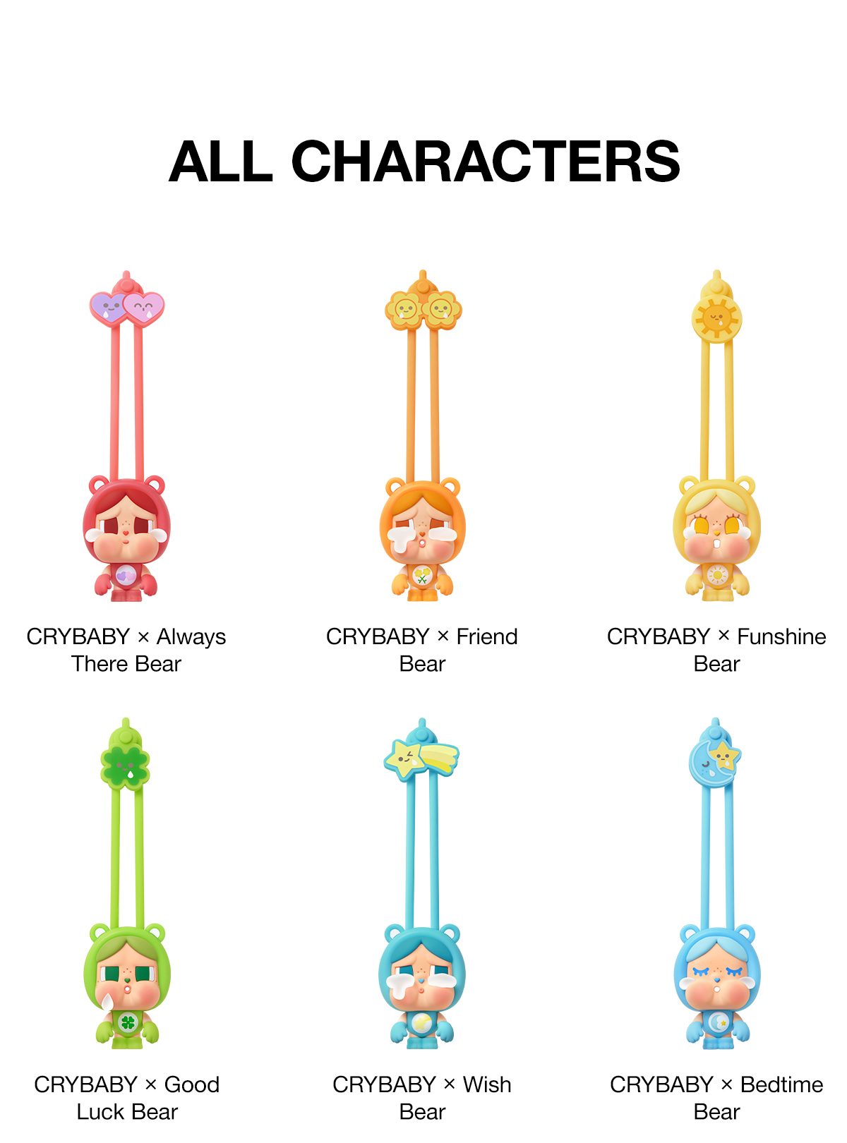CRYBABY Γ Care Bears Series-Mini Light Blind Box β details