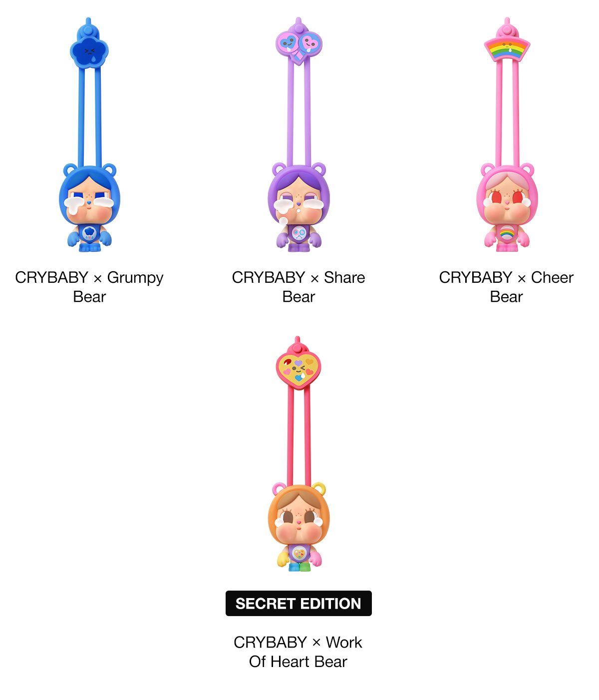 CRYBABY Γ Care Bears Series-Mini Light Blind Box β details