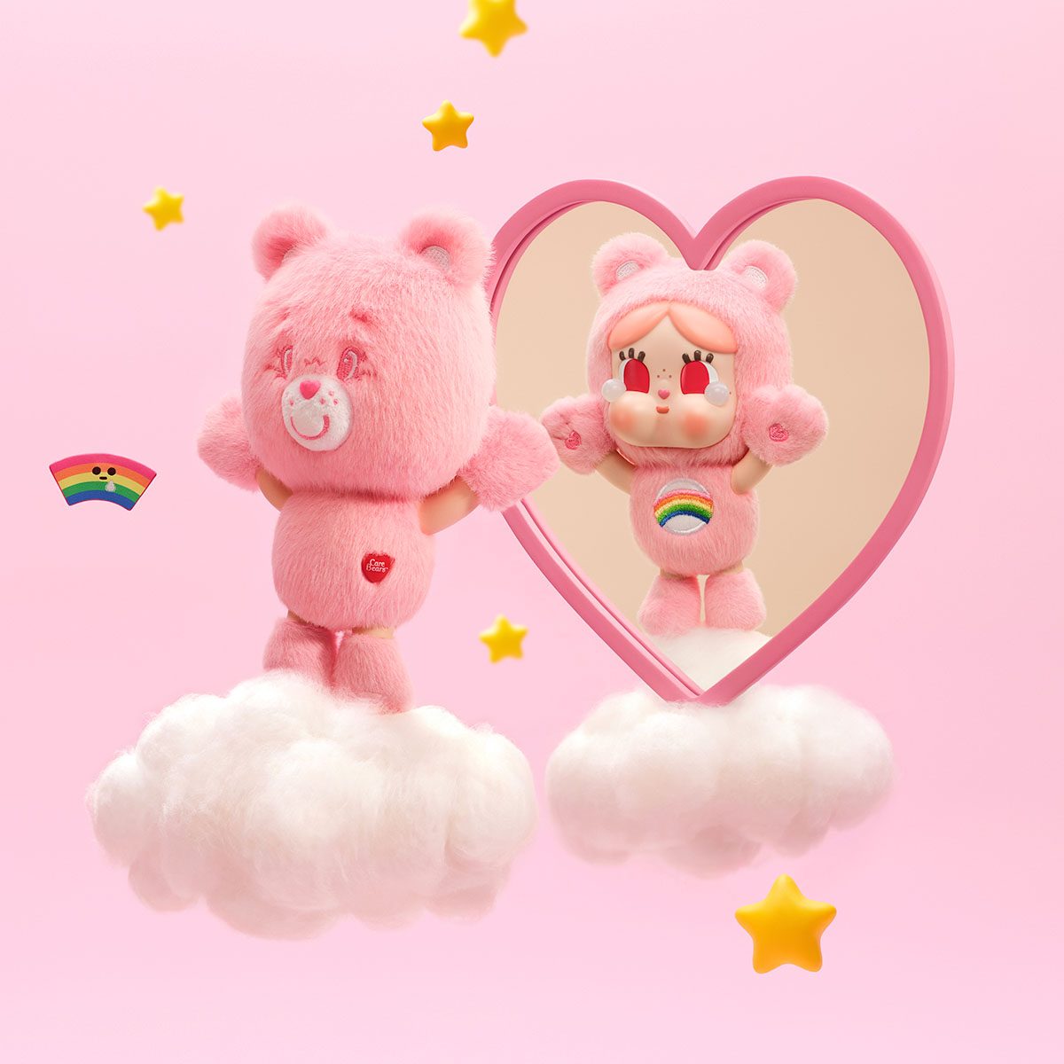 CRYBABY × Care Bears Series - Vinyl Plush Pendant Blind Box CRYBABY × Care Bears Series - Vinyl Plush Pendant Blind Box