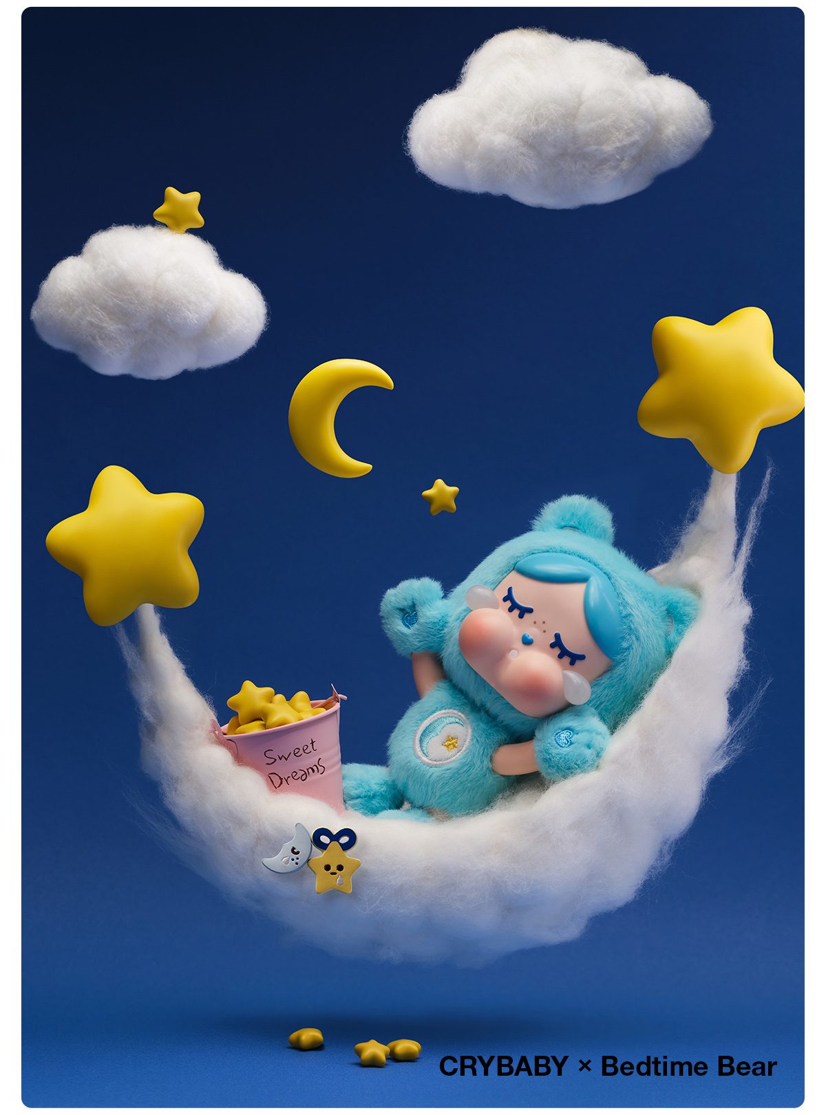 CRYBABY × Care Bears Series - Vinyl Plush Pendant Blind Box – details