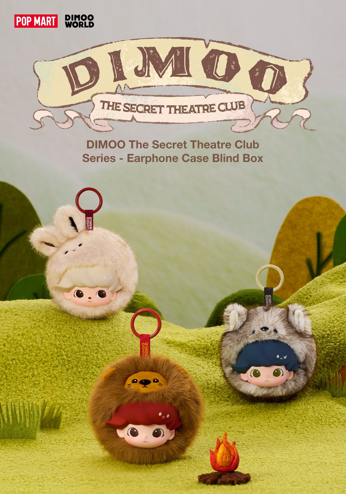 DIMOO The Secret Theatre Club Series - Earphone Case Blind Box – details