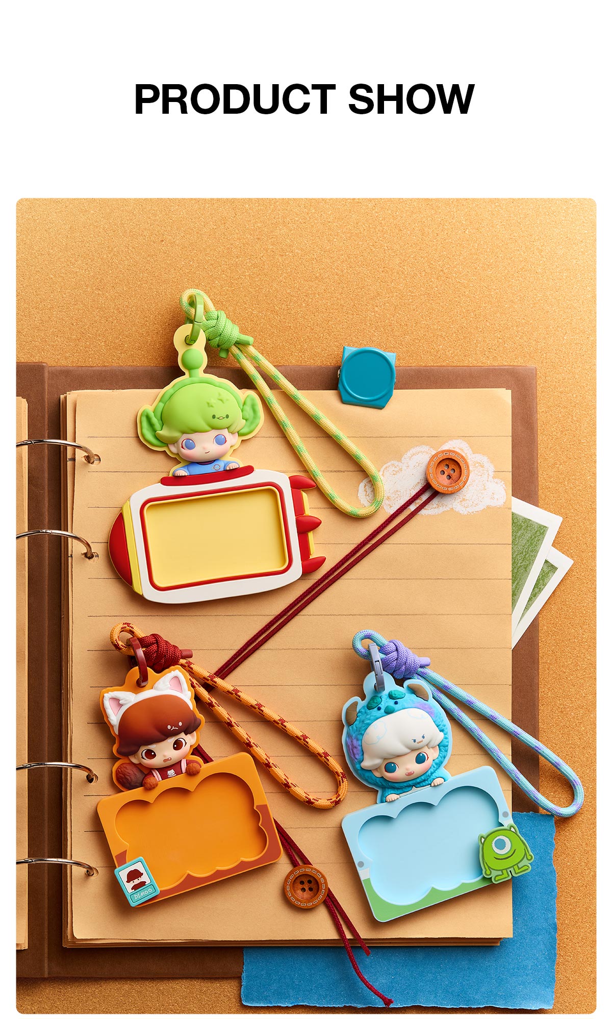 DIMOO WORLD × PIXAR Series - Card Holder Blind Box – details