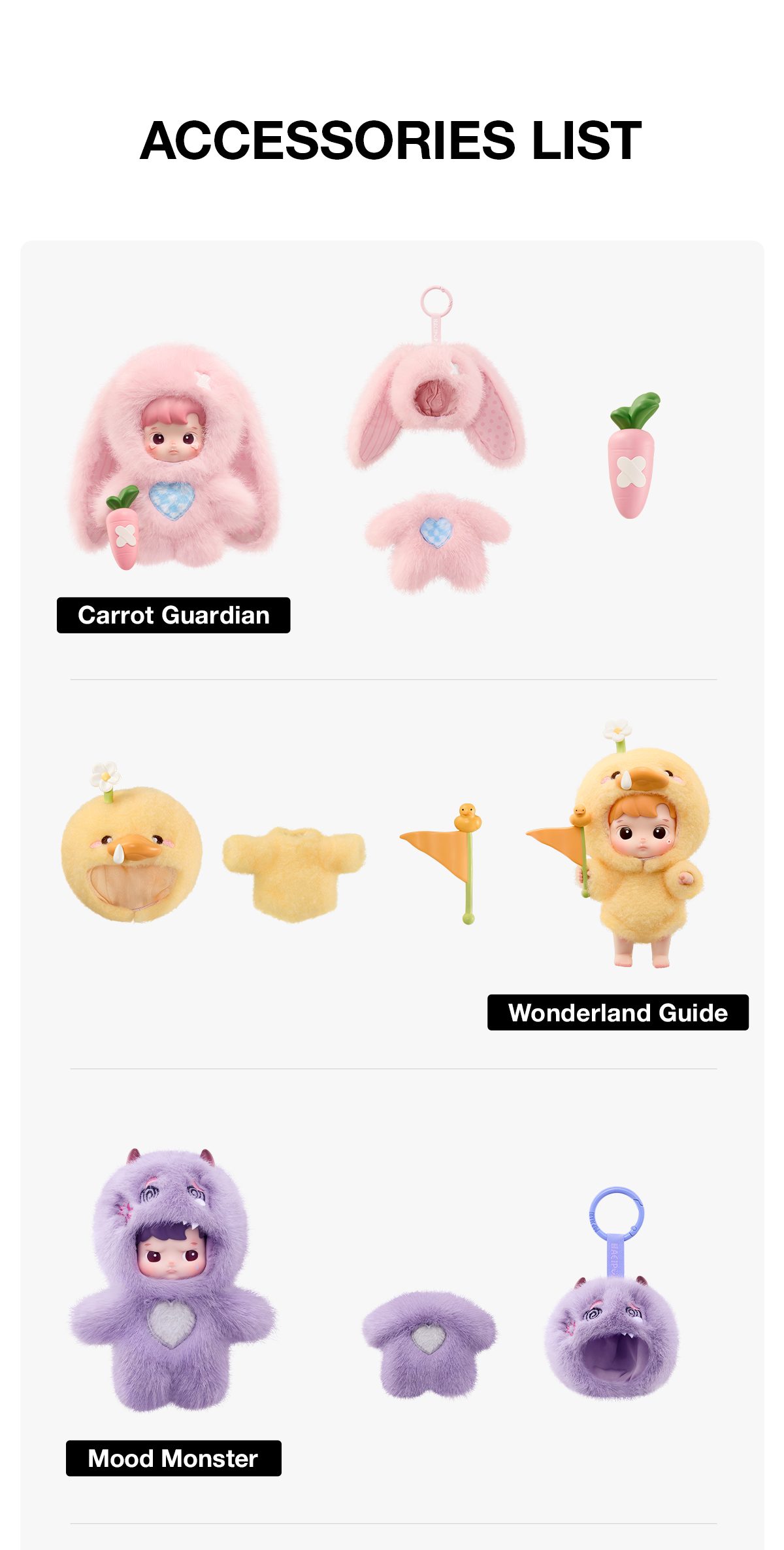 HACIPUPU Enchanted Realm Tales Series MINI Action Figure β details