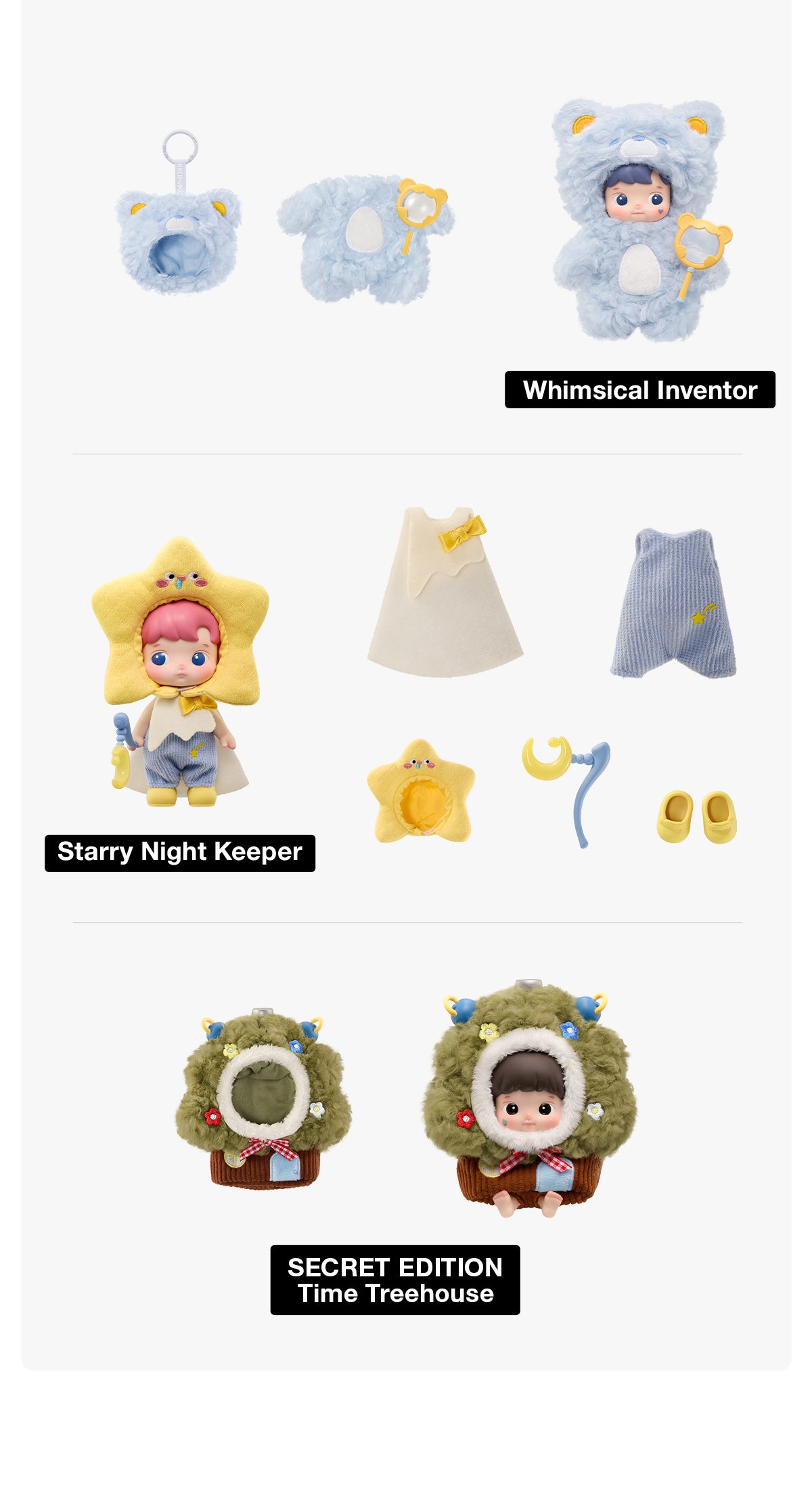 HACIPUPU Enchanted Realm Tales Series MINI Action Figure β details