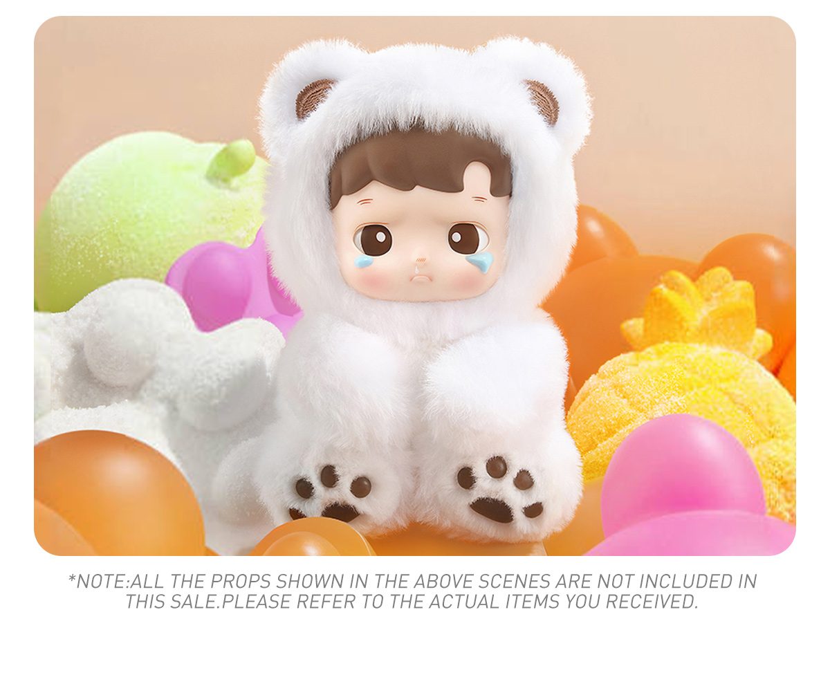 HACIPUPU Gummy Bear Series-Vinyl Plush Pendant Blind Box – details