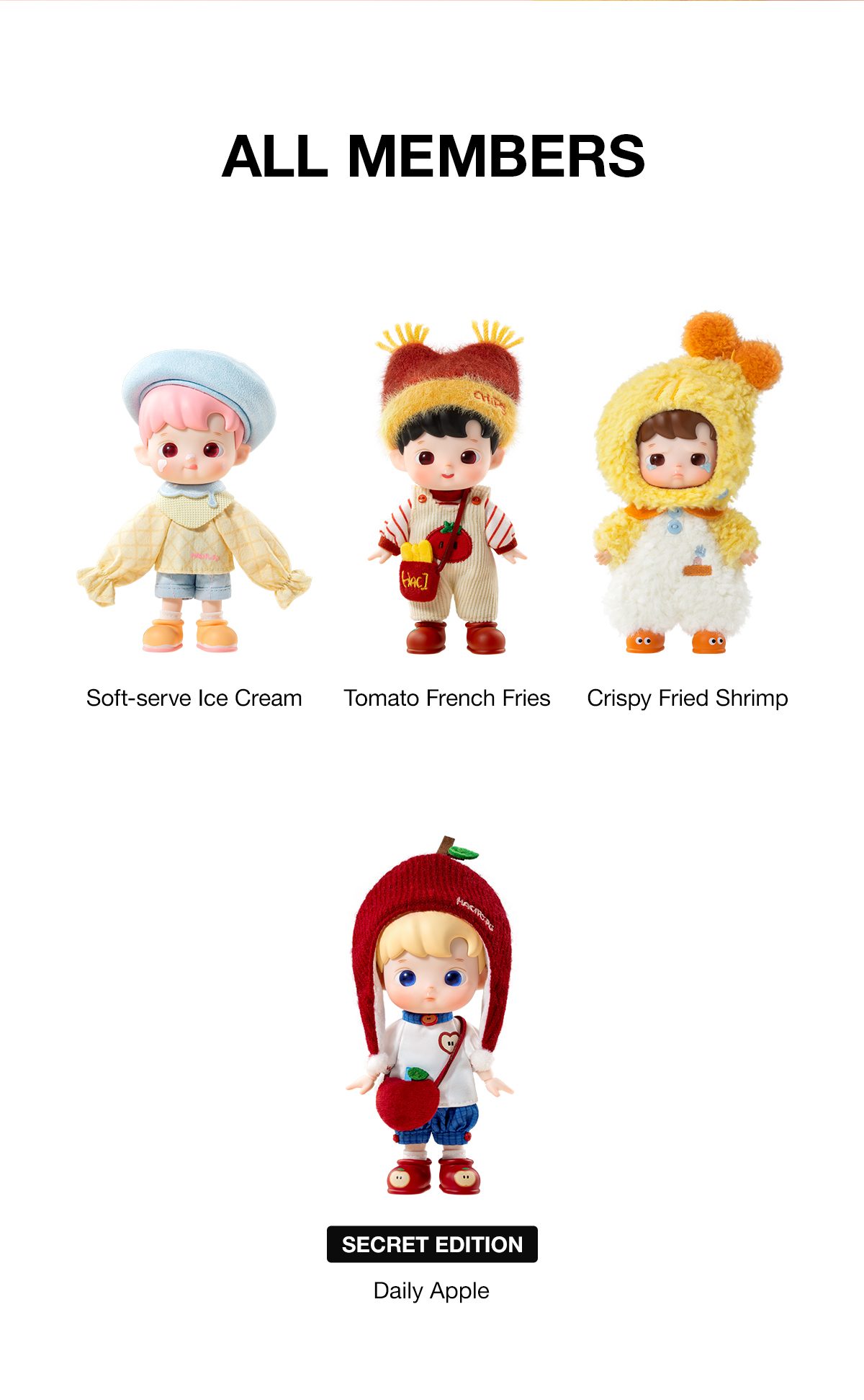 HACIPUPU Little Foodie Series 1/12 Action Figure β details