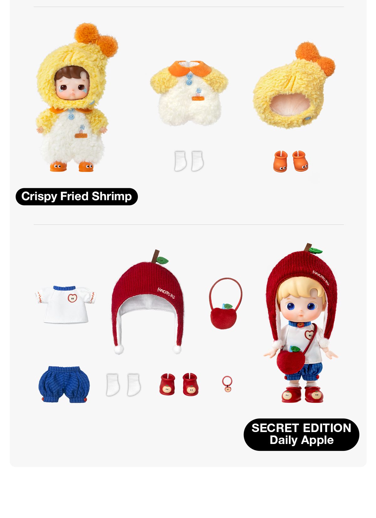 HACIPUPU Little Foodie Series 1/12 Action Figure β details