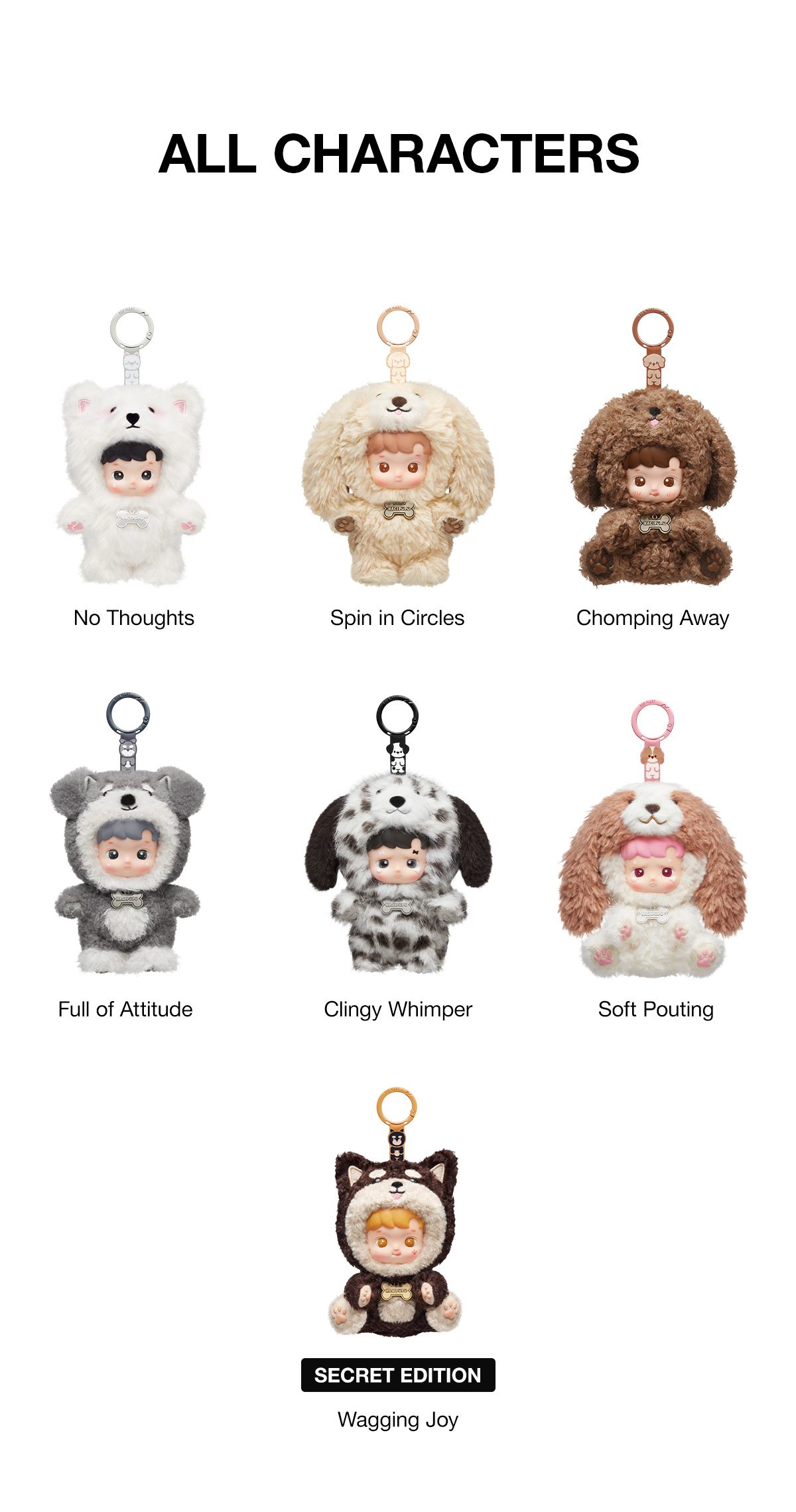 HACIPUPU Take Me Home Series - Vinyl Plush Pendant Blind Box – details