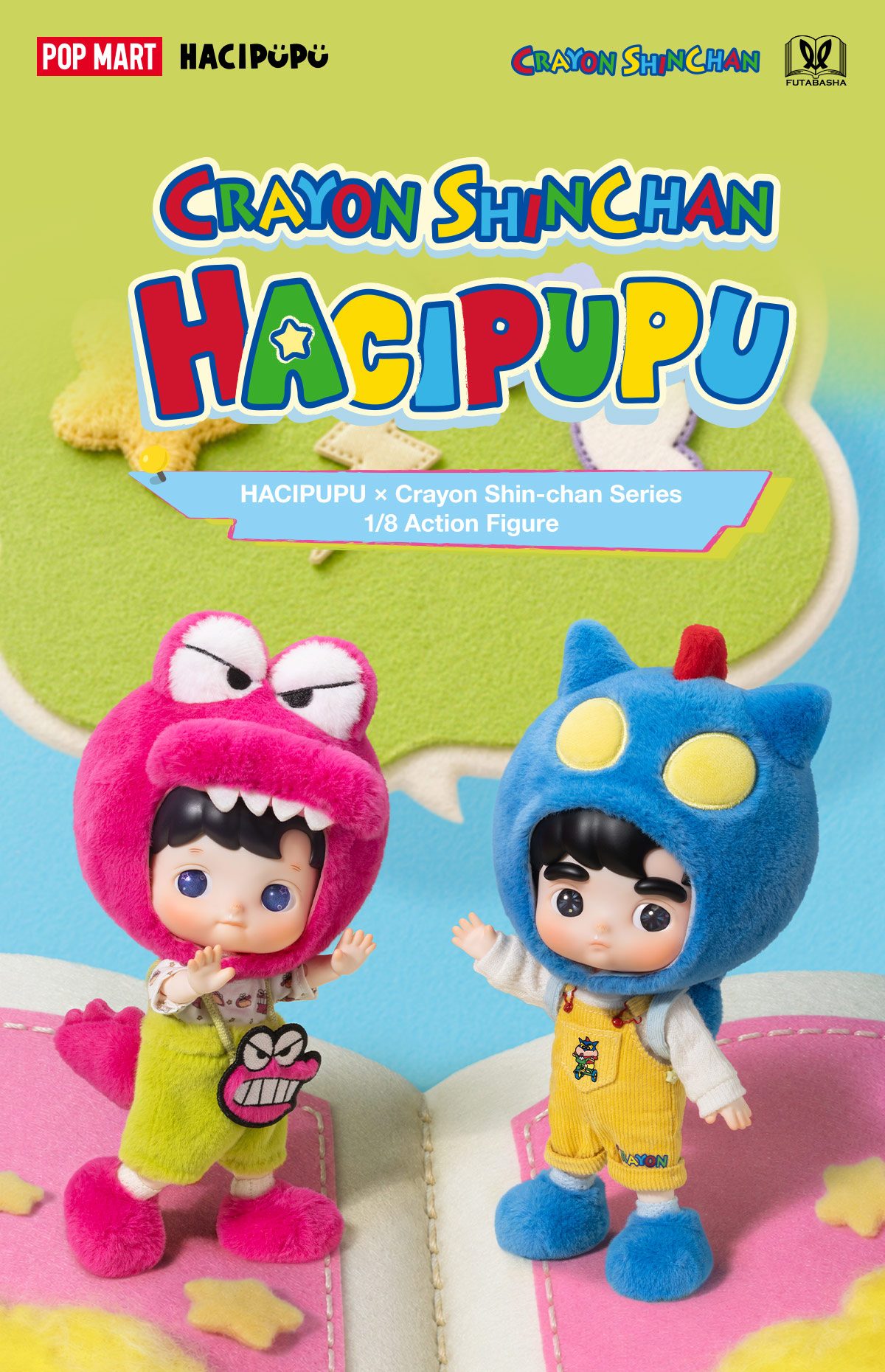 HACIPUPU × Crayon Shin-chan Series 1/8 Action Figure – details