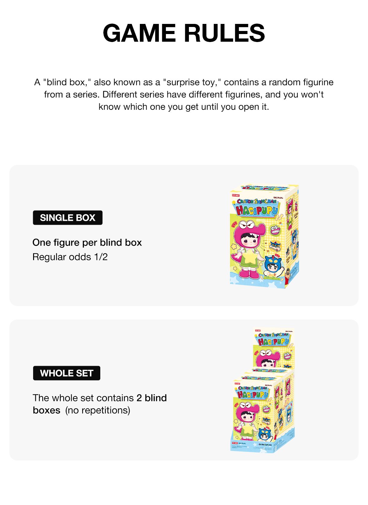 HACIPUPU × Crayon Shin-chan Series 1/8 Action Figure – details