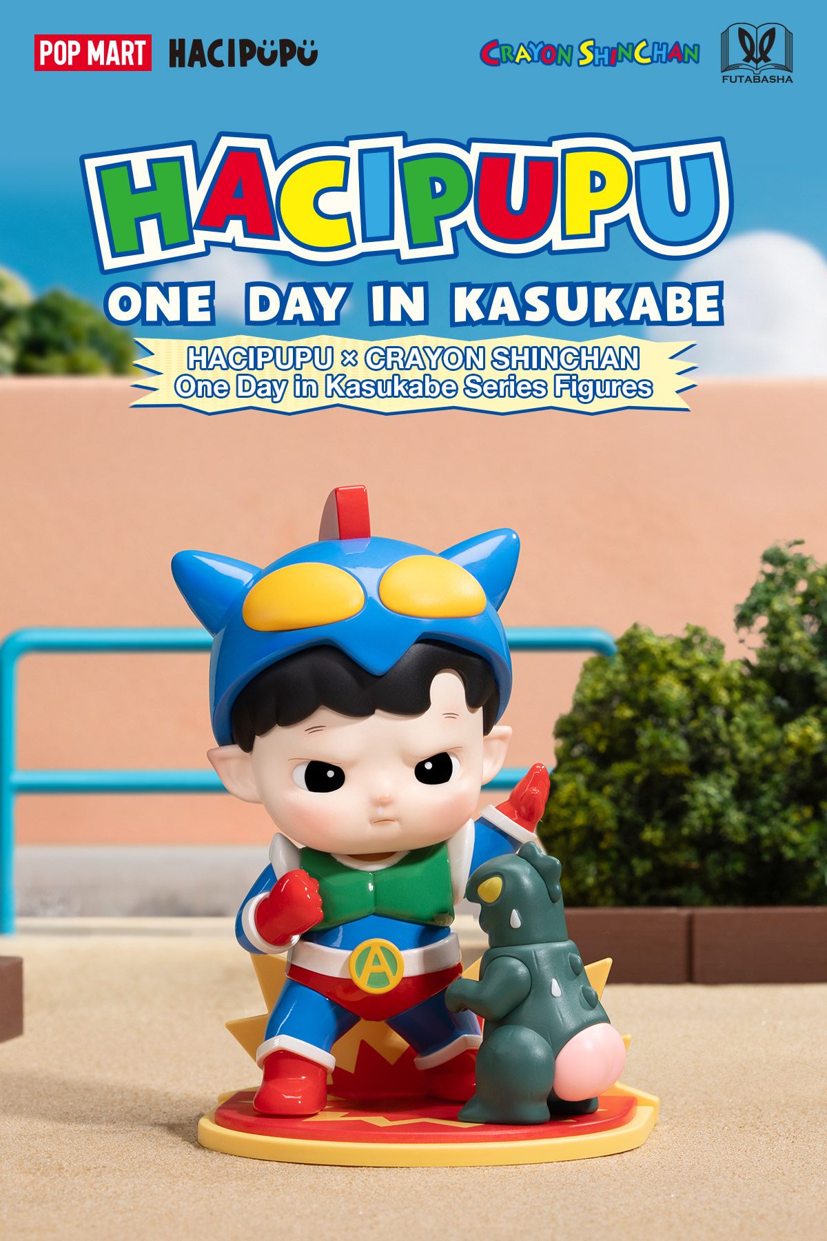 HACIPUPU × CRAYON SHINCHAN One Day in Kasukabe Series Figures – details