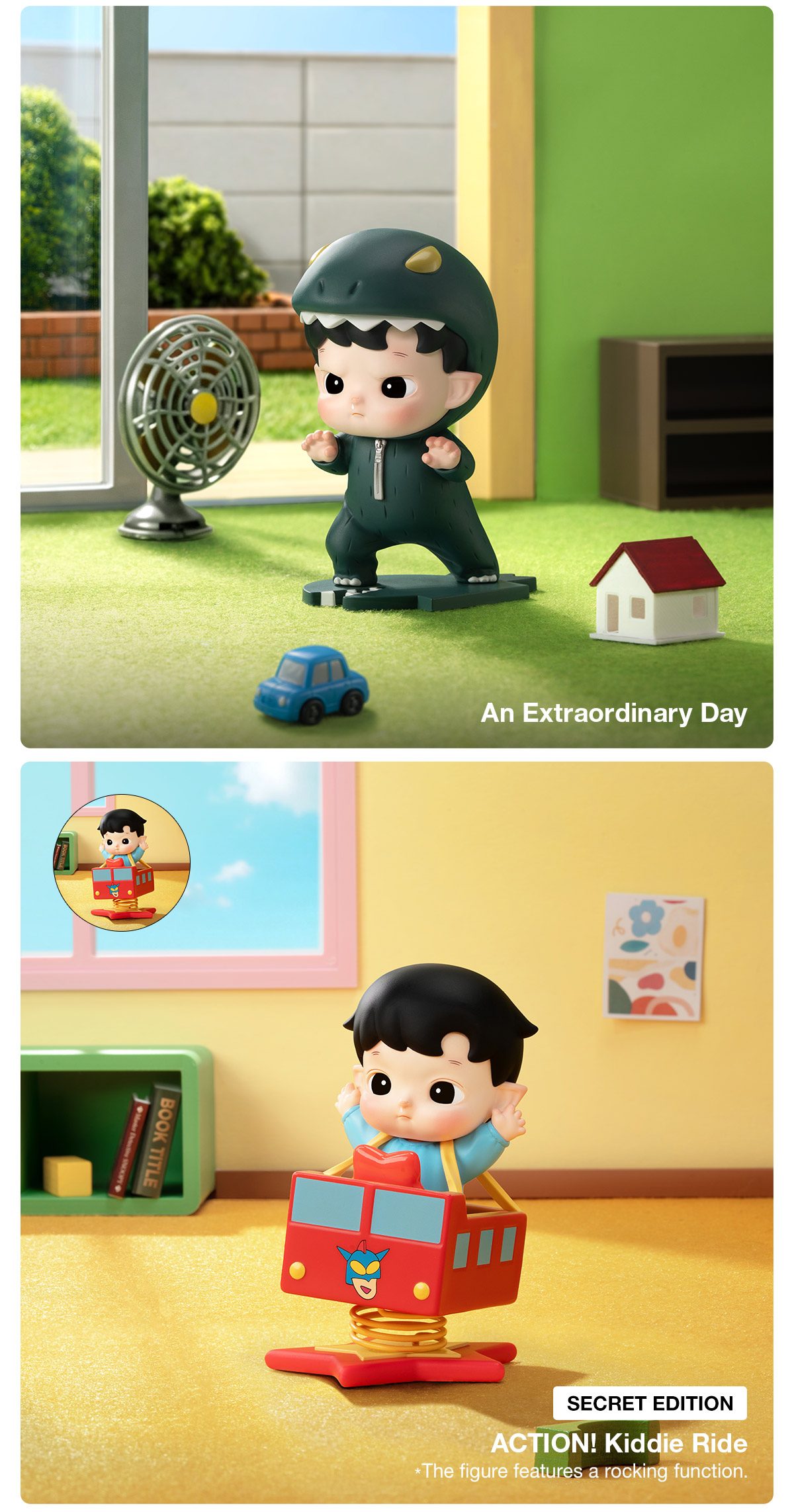 HACIPUPU × CRAYON SHINCHAN One Day in Kasukabe Series Figures – details