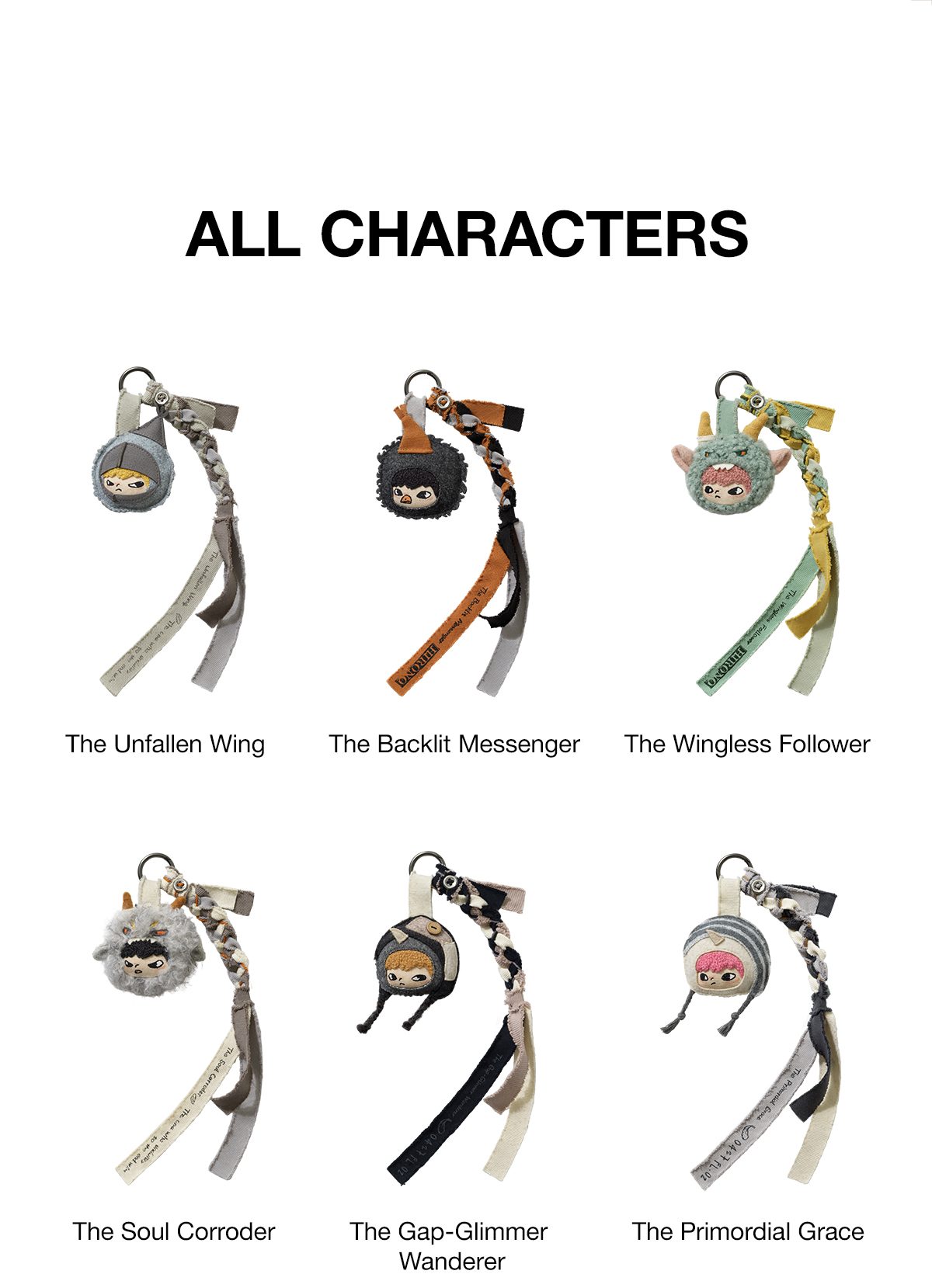 Hirono Mist-Walker Series - Felt Ornament – details