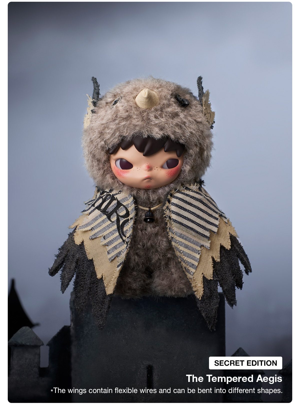Hirono Mist-Walker Series - Plush Doll Pendant β details