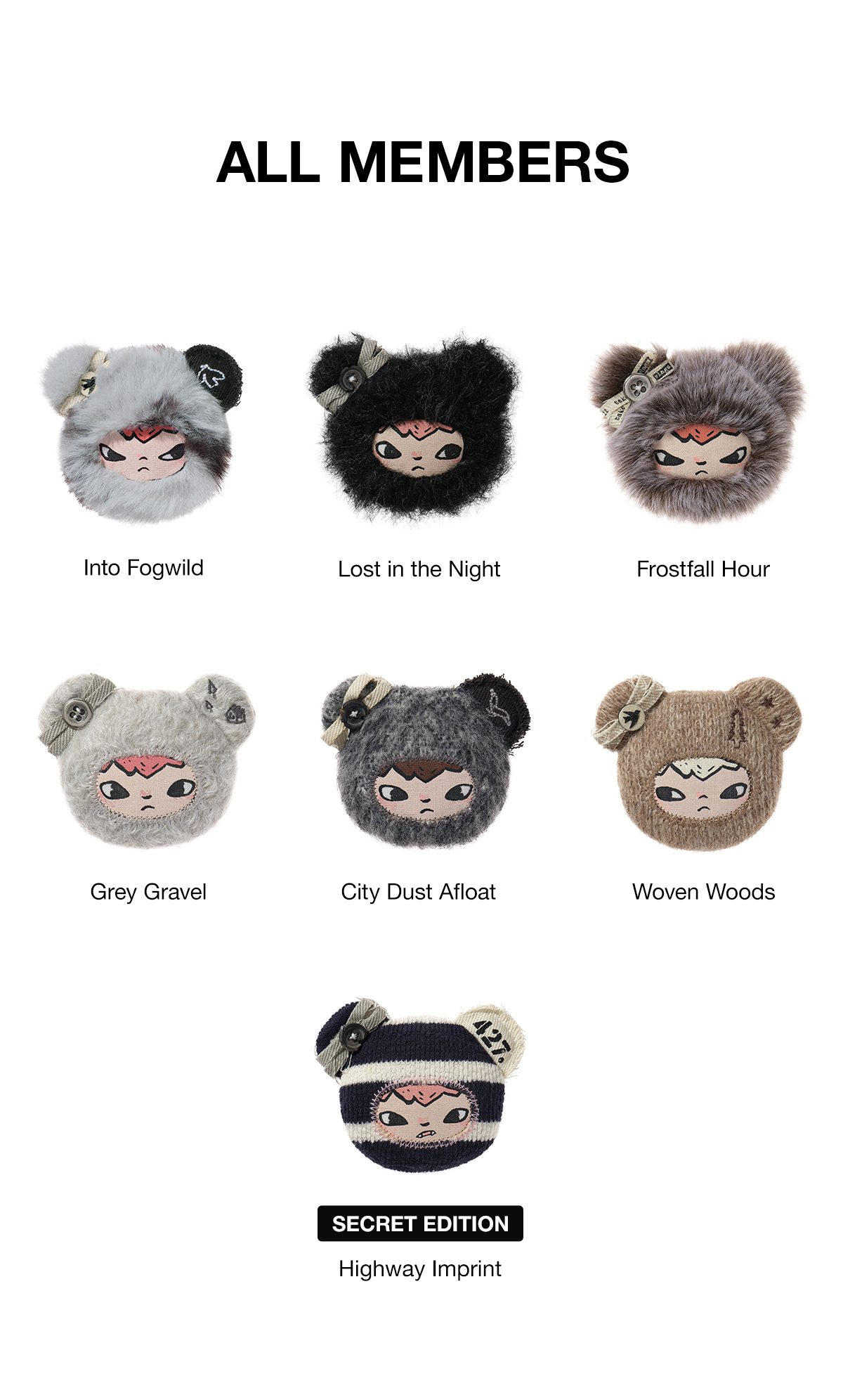 Hirono Road Journal Series-Fridge Magnet Blind Box β details