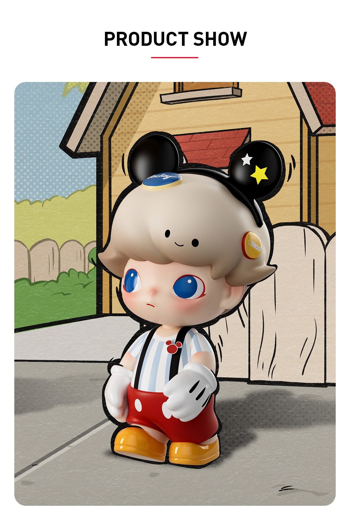 MEGA JUST DIMOO 400% Mickey Mouse – details
