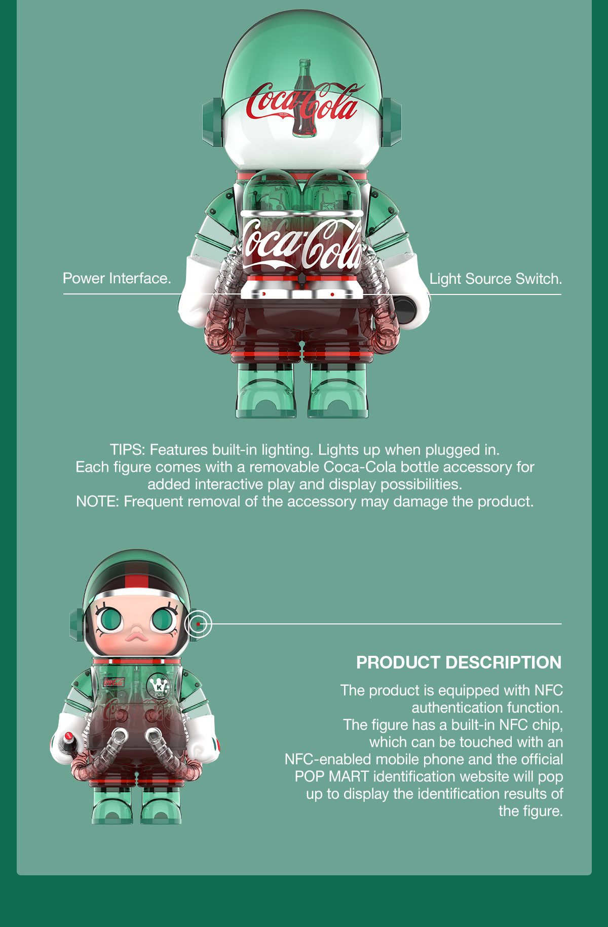 MEGA SPACE MOLLY 1000% Iconic Coca-Cola – details