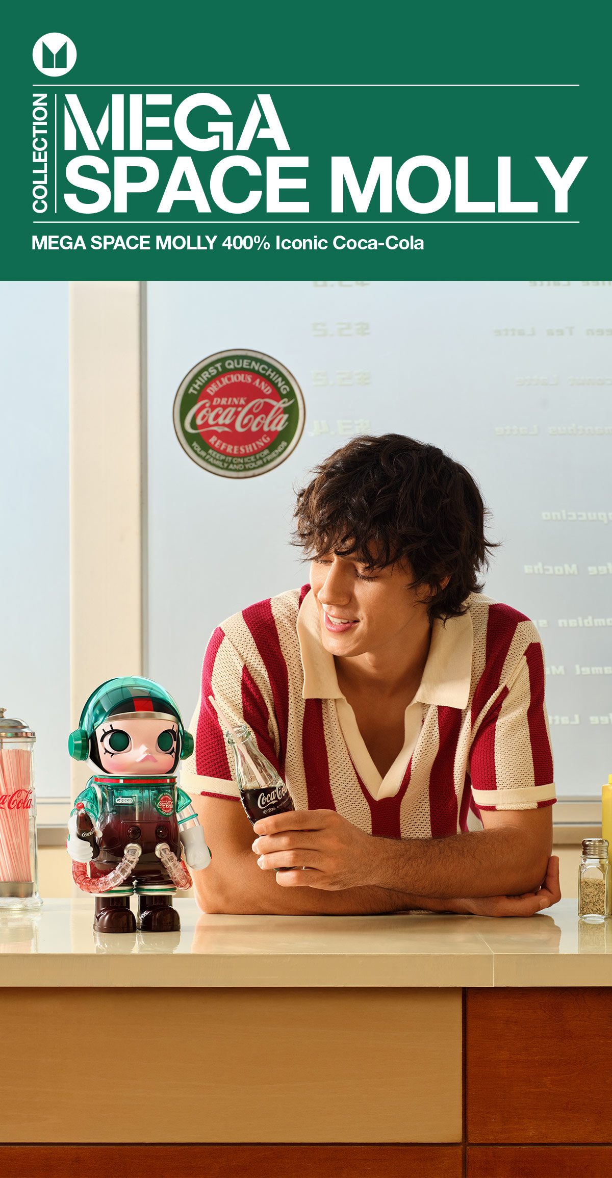 MEGA SPACE MOLLY 400% Iconic Coca-Cola – details