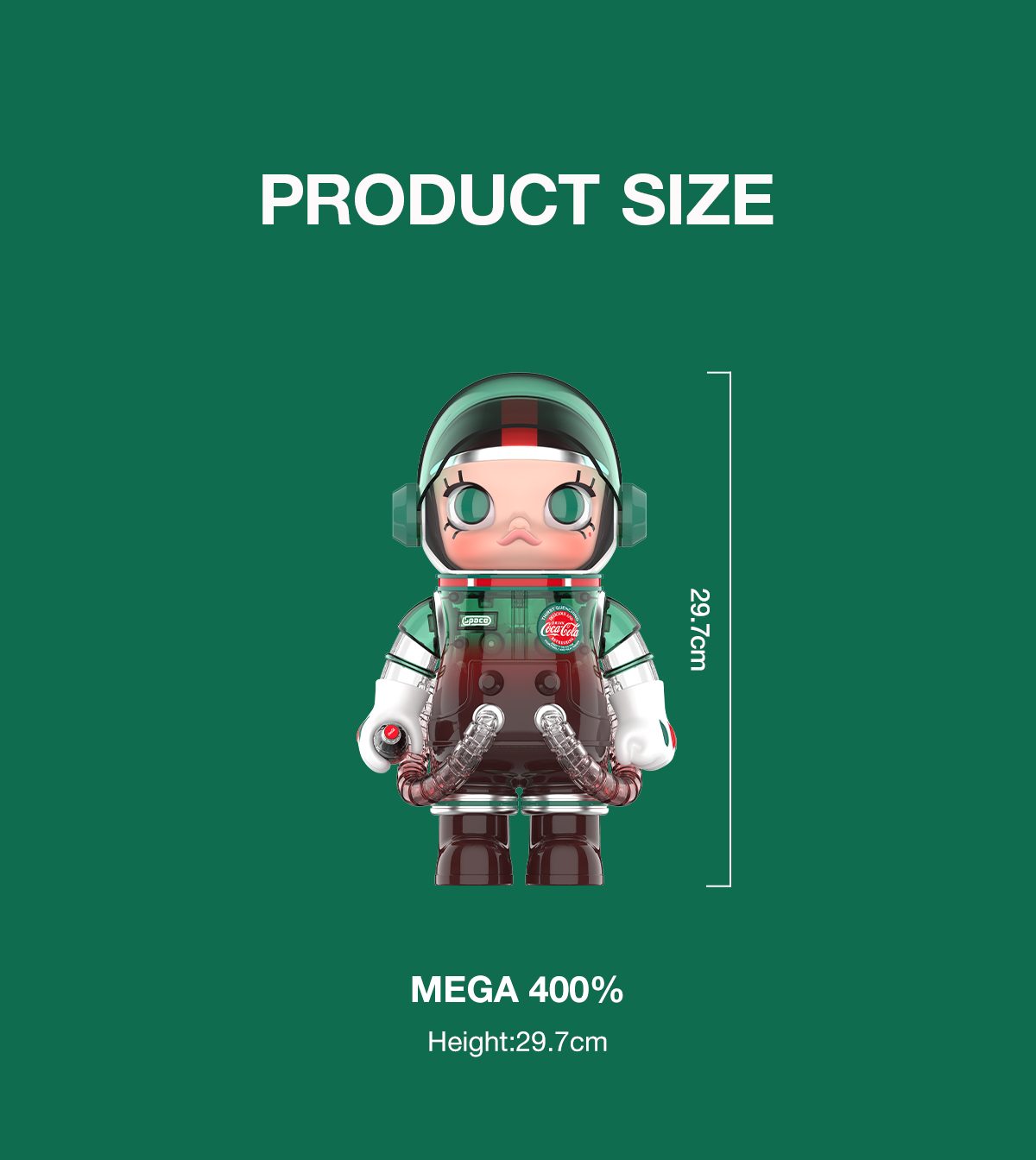 MEGA SPACE MOLLY 400% Iconic Coca-Cola – details