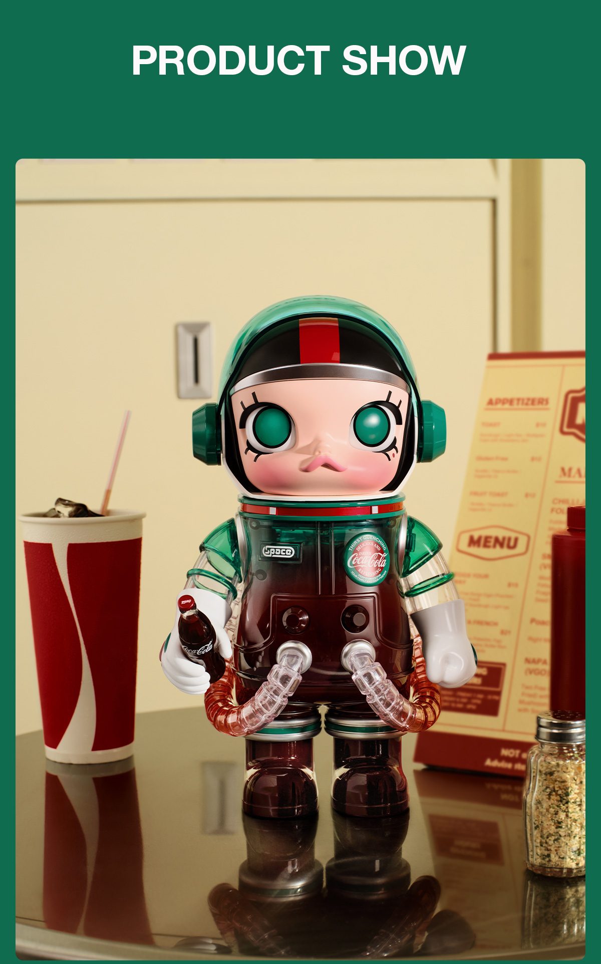 MEGA SPACE MOLLY 400% Iconic Coca-Cola – details