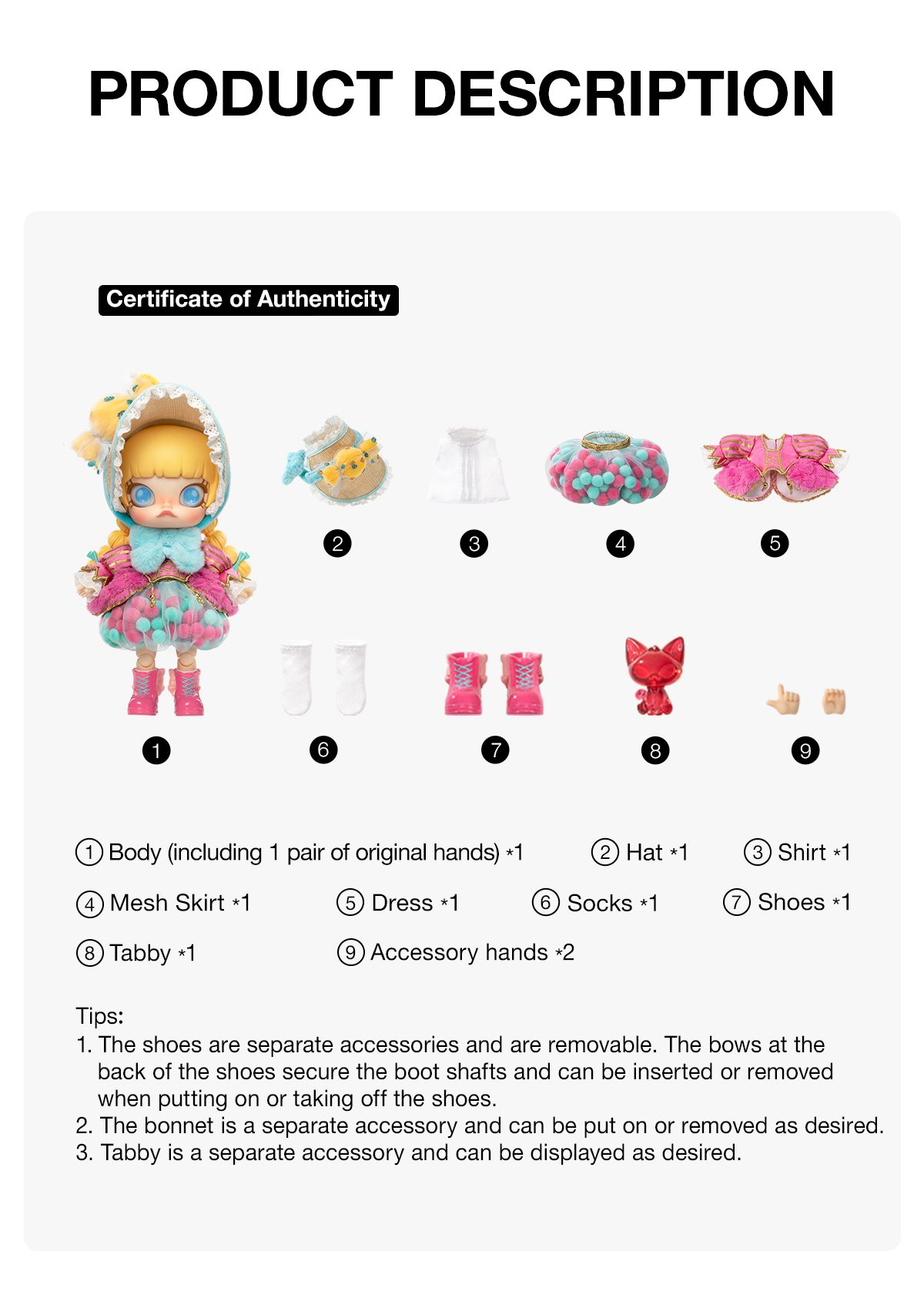 MOLLY Candy Artisan 1/8 Action Figure – details