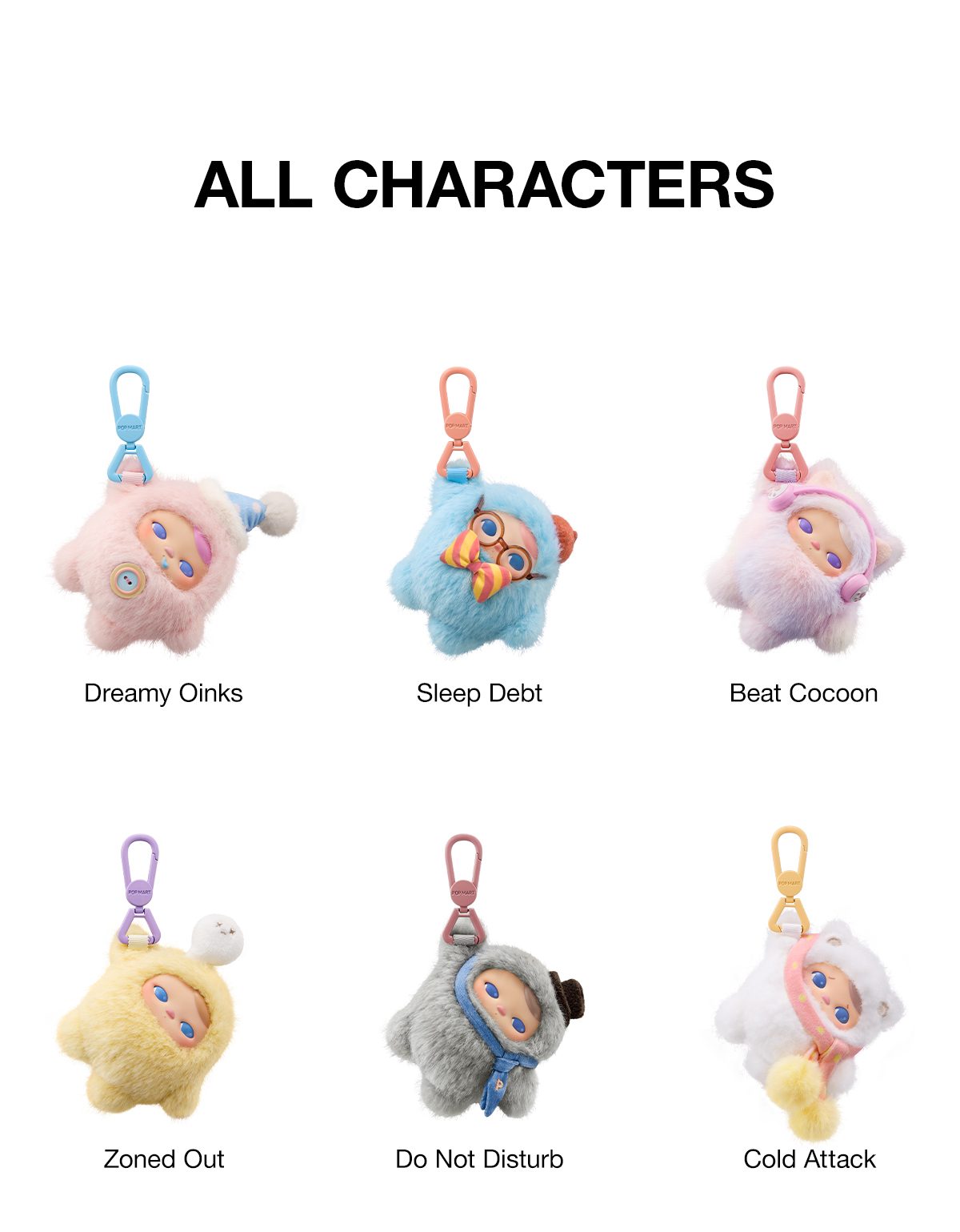 Pucky Closed for Today Series-Vinyl Plush Pendant Blind Box β details