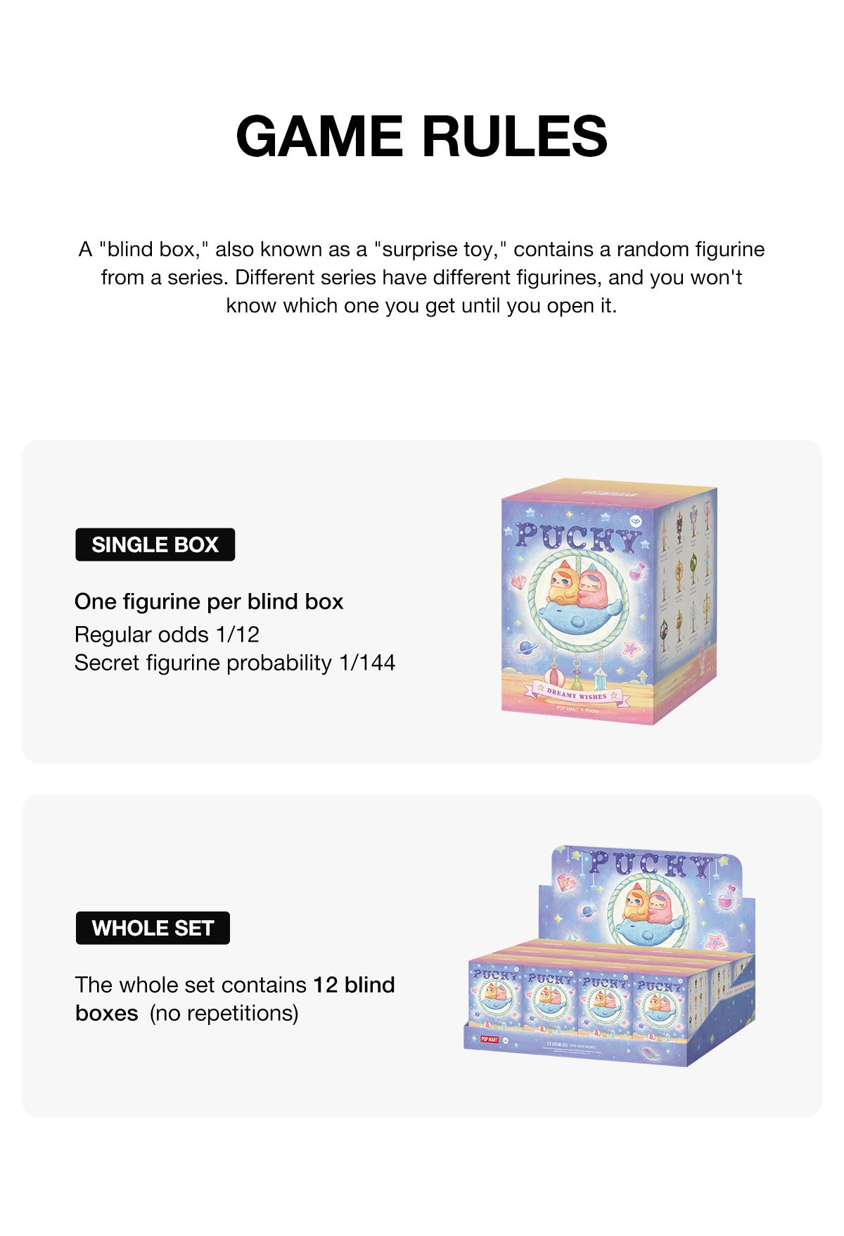 PUCKY Dreamy Wishes Series Figures β details