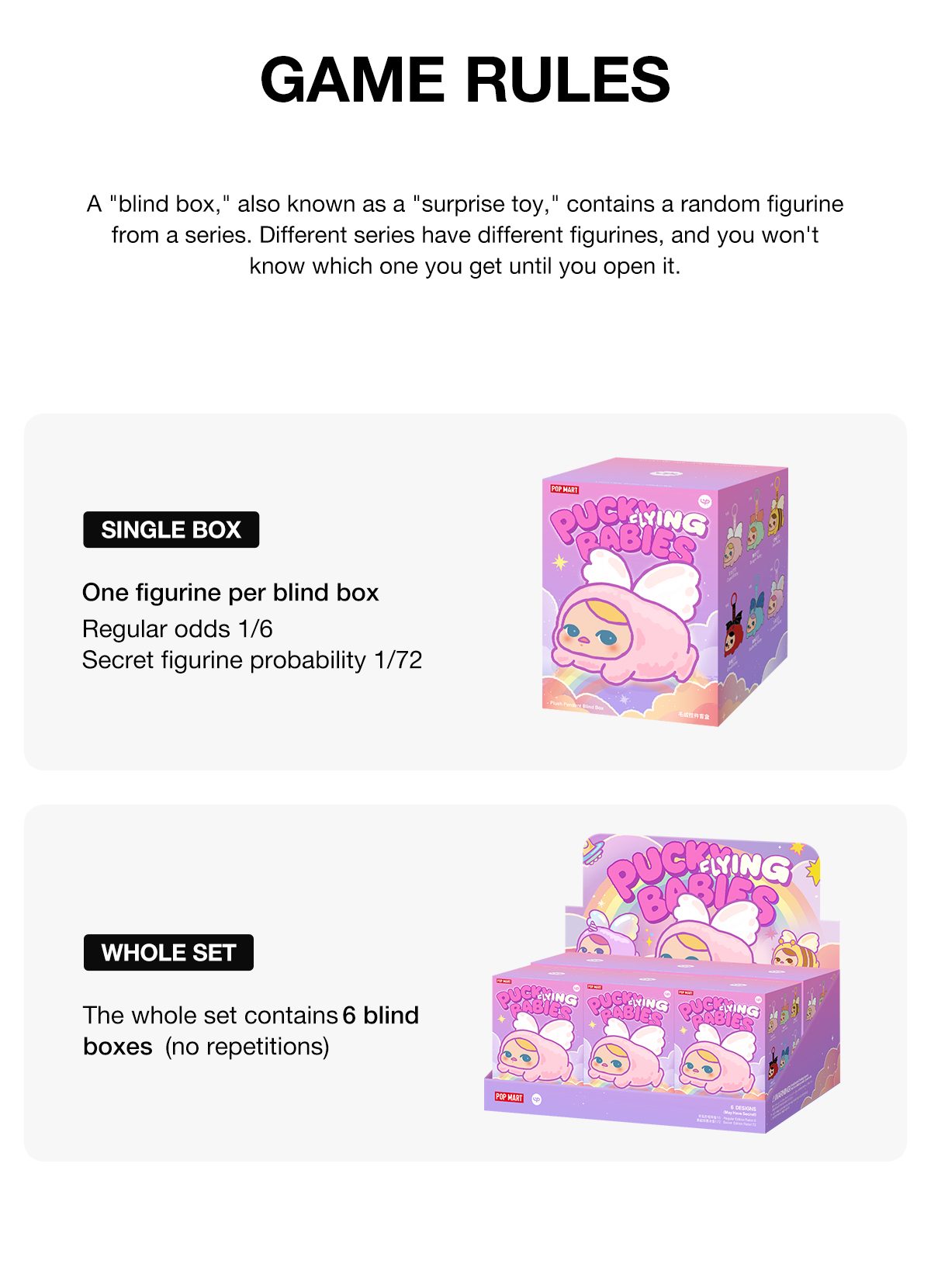 PUCKY FLYING BABIES SERIES - Plush Pendant Blind Box β details