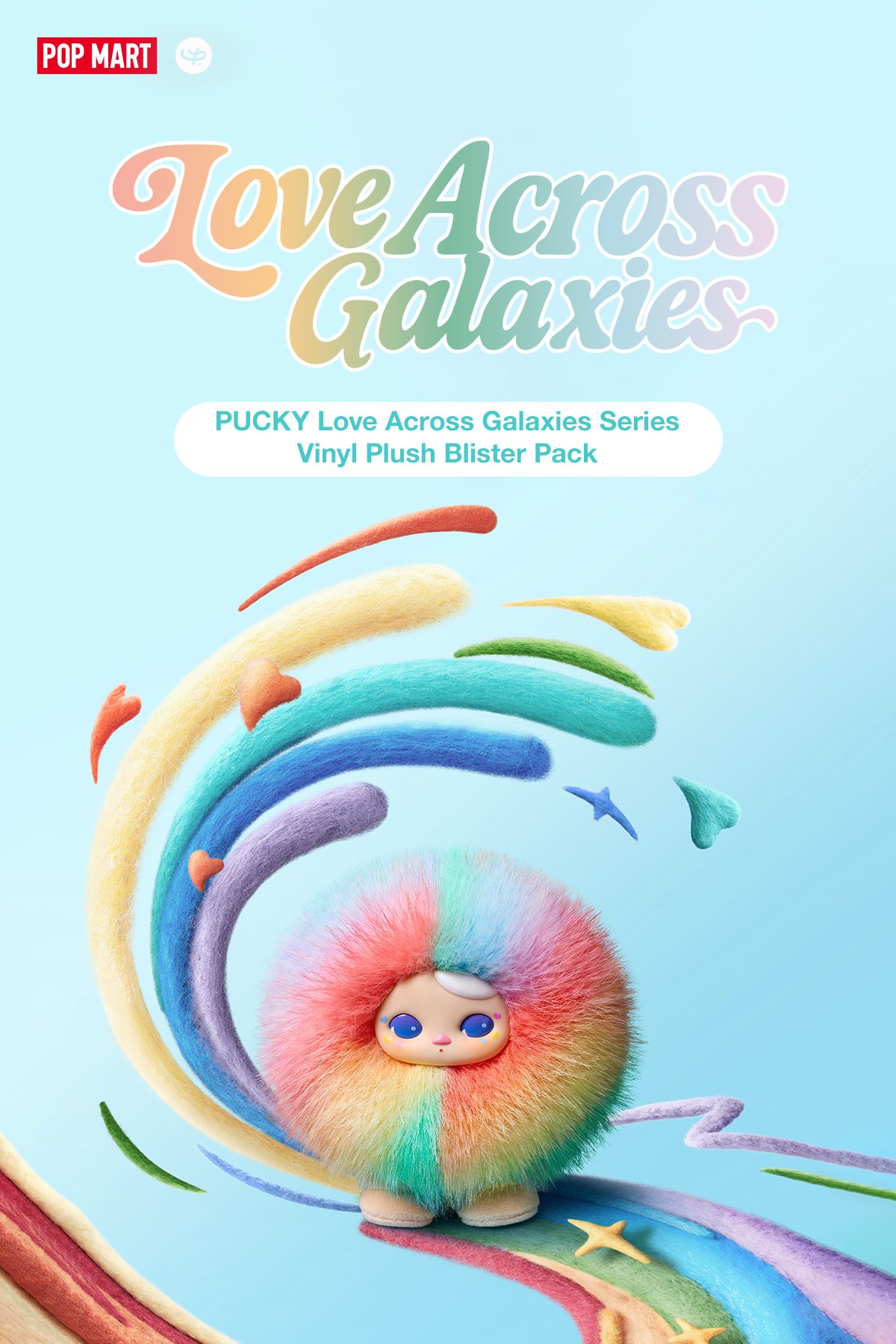 PUCKY Love Across Galaxies Series-Vinyl Plush Blister Pack – details