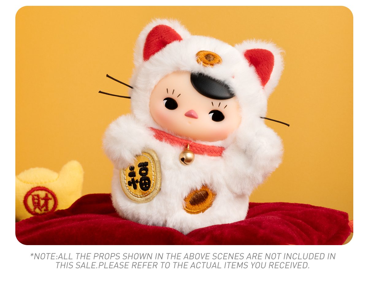 PUCKY Roly-Poly Kitty Series-Vinyl Plush Blind Box – details