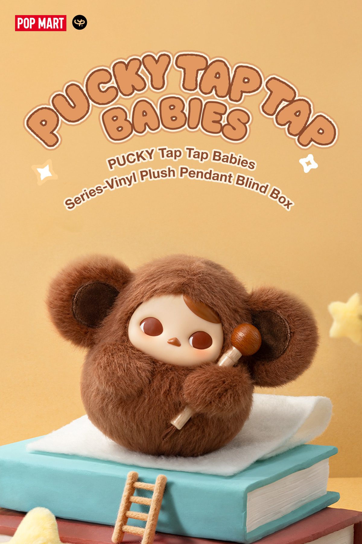 PUCKY Tap Tap Babies Series-Vinyl Plush Pendant Blind Box – details