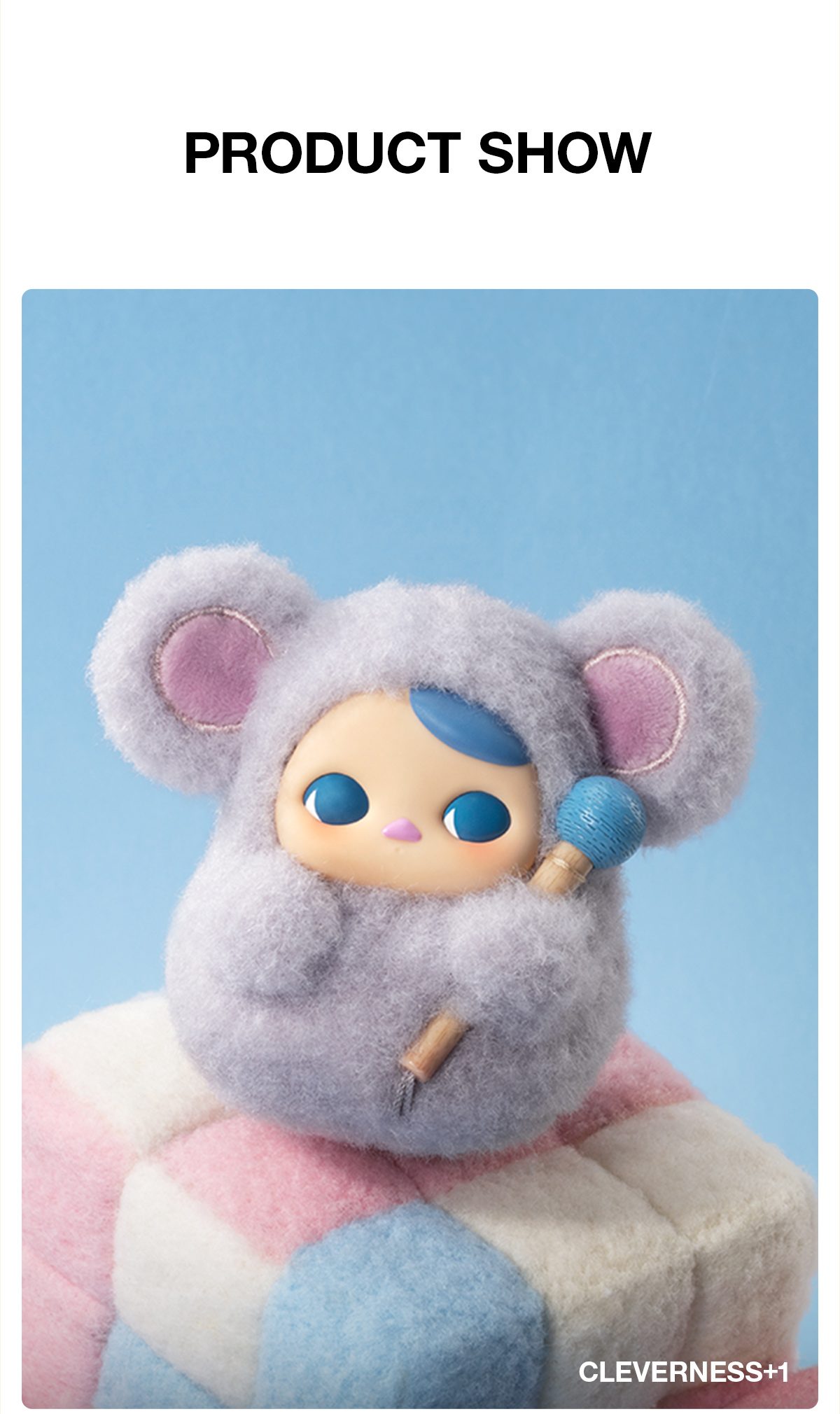 PUCKY Tap Tap Babies Series-Vinyl Plush Pendant Blind Box – details