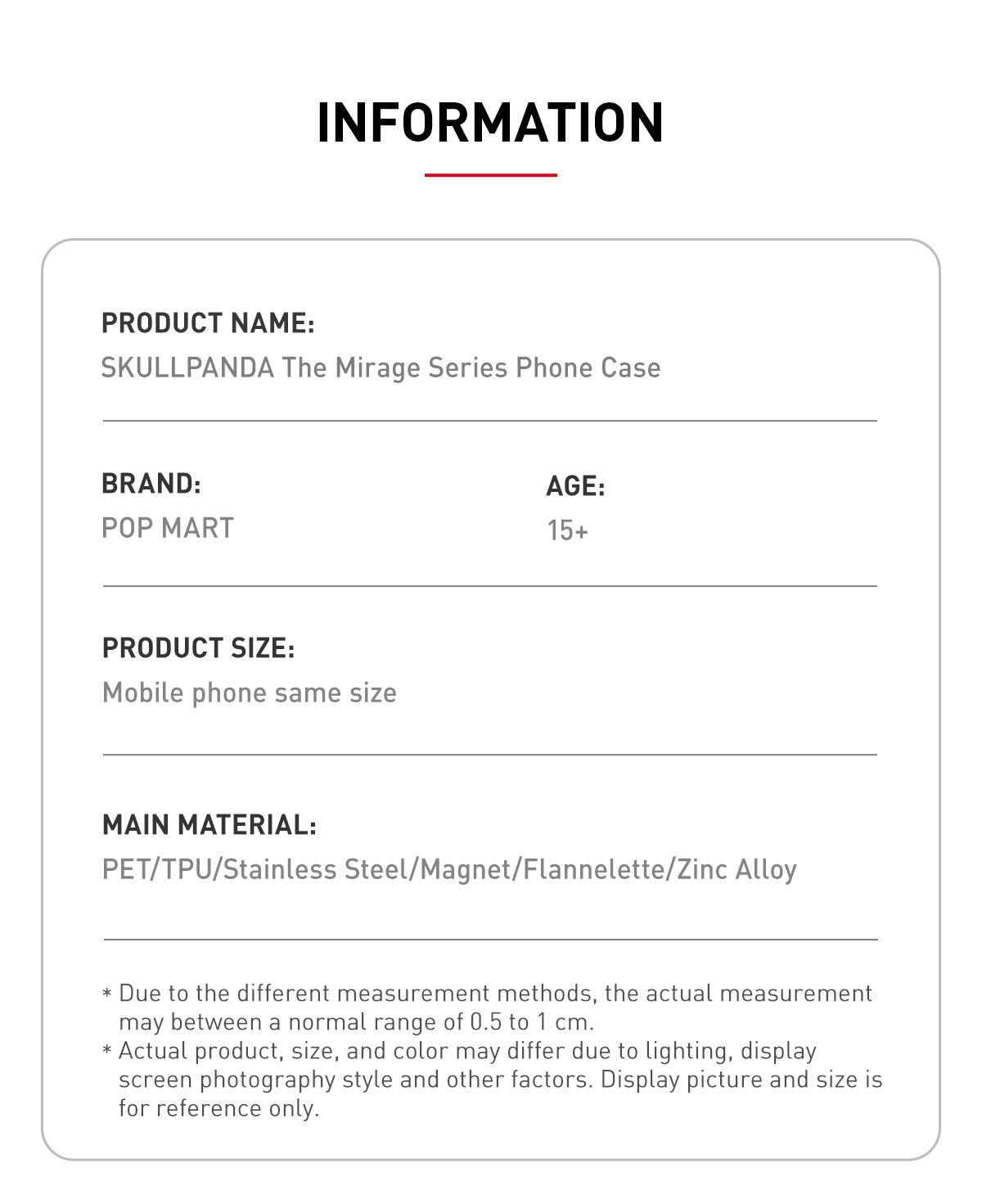 SKULLPANDA The Mirage Series Phone Case – details