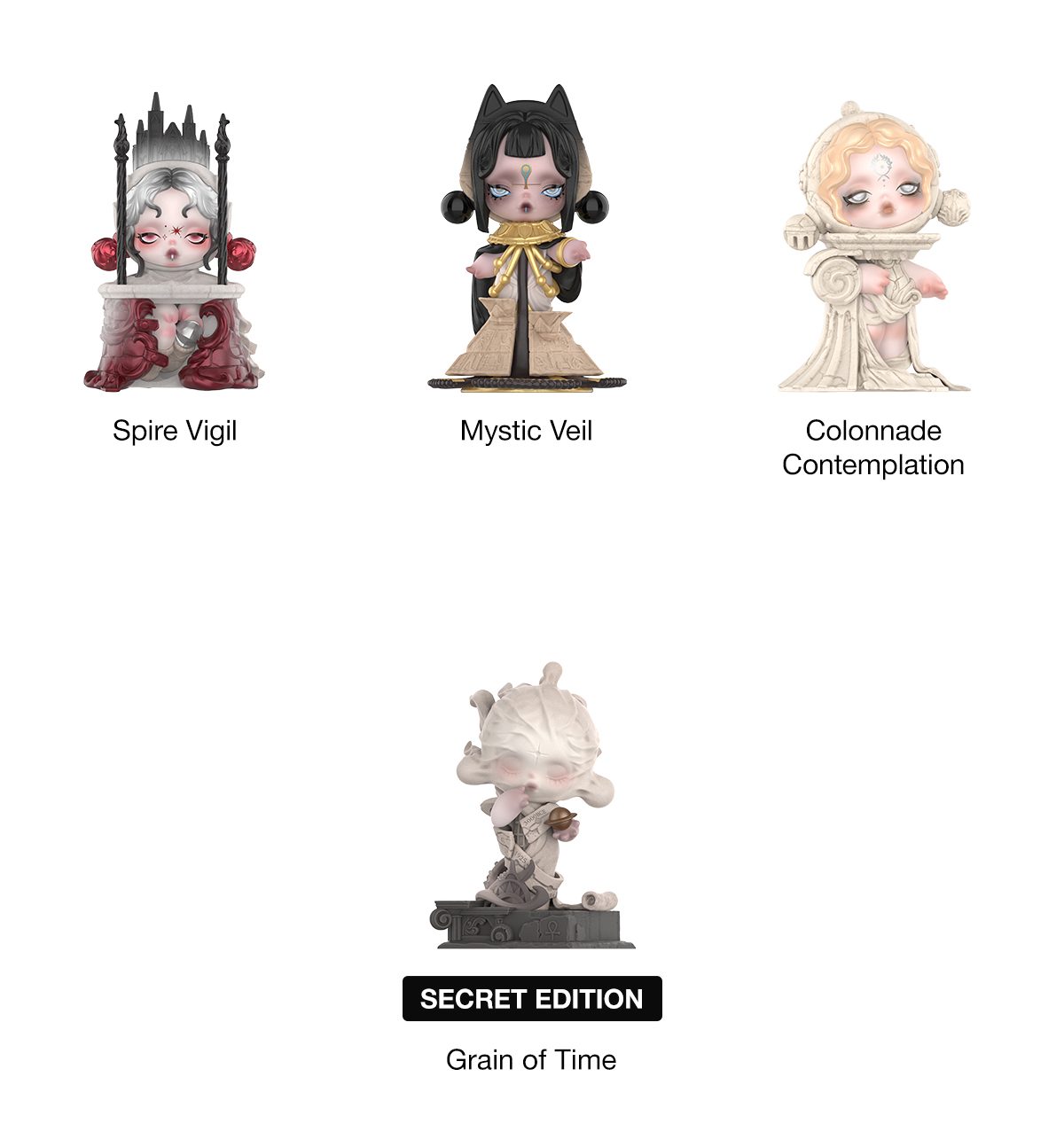 SKULLPANDA WHERE TIME DWELLS Series Figures – details