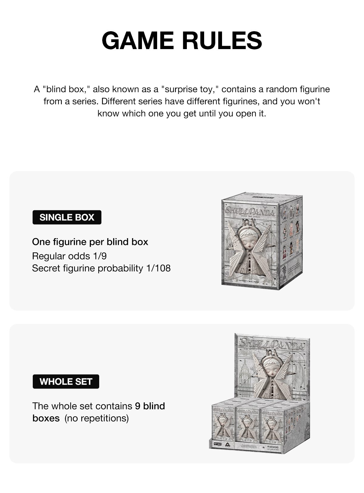SKULLPANDA WHERE TIME DWELLS Series Figures – details