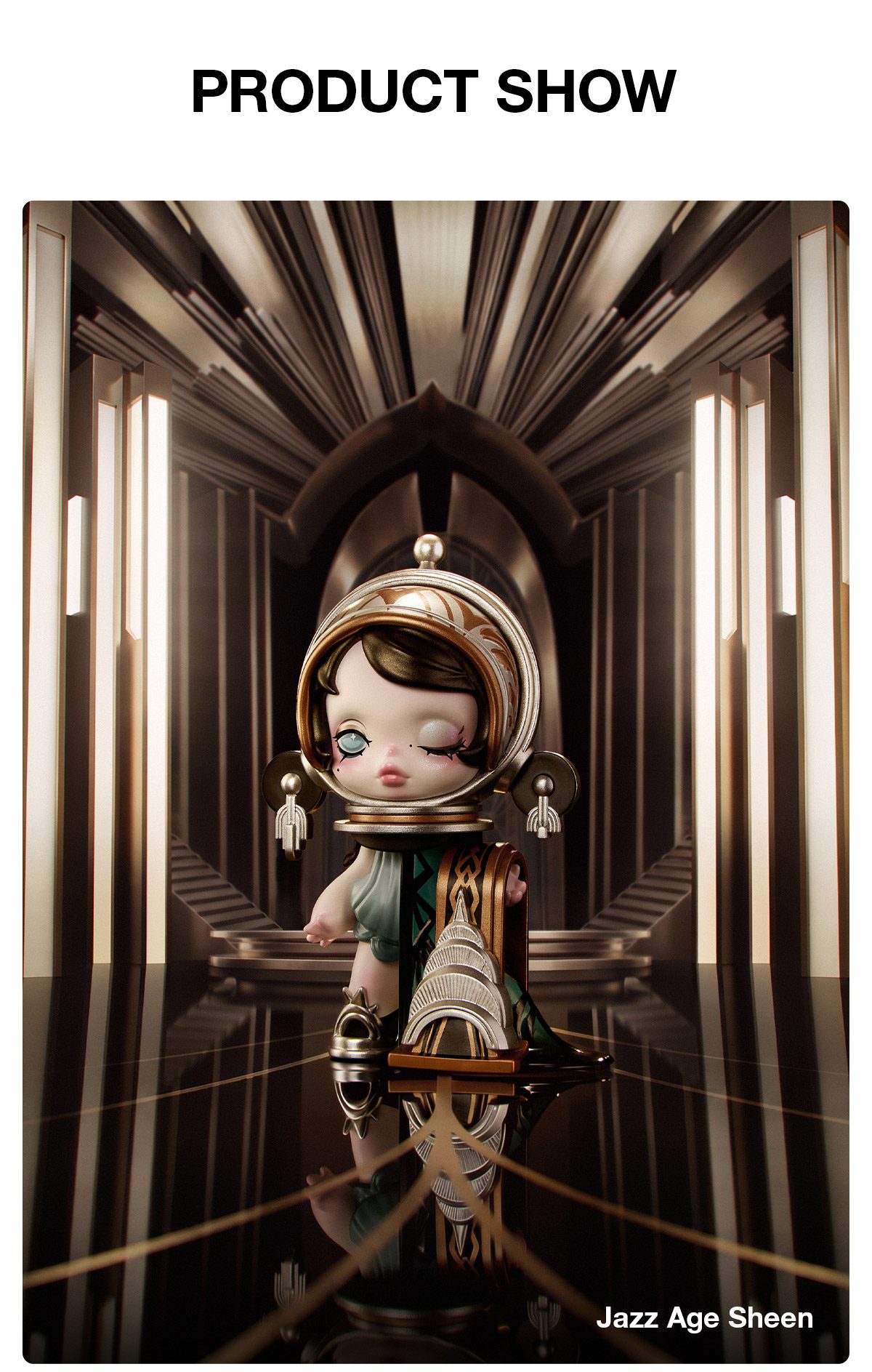 SKULLPANDA WHERE TIME DWELLS Series Figures – details