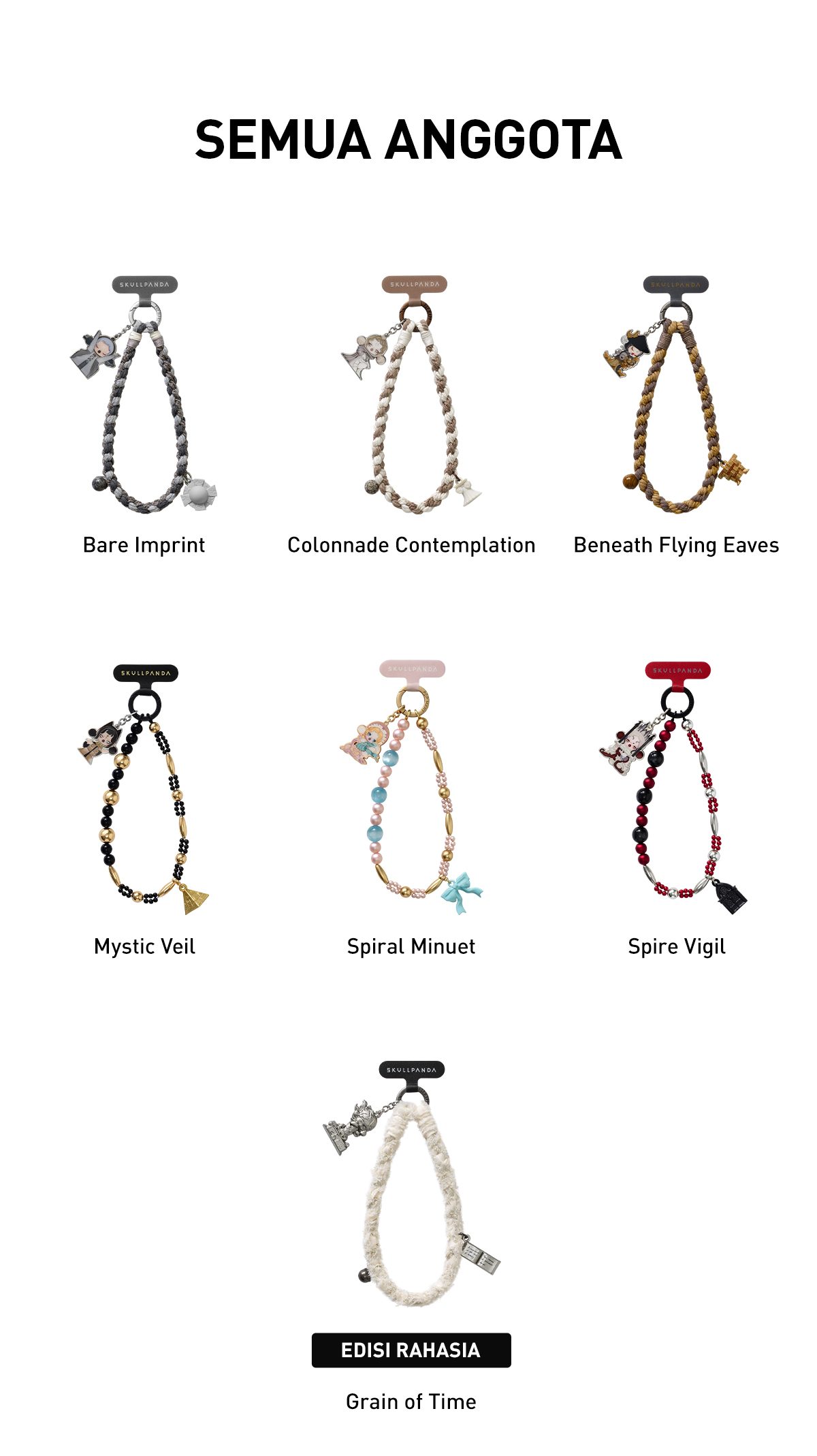 SKULLPANDA WHERE TIME DWELLS Series Phone Lanyard β details