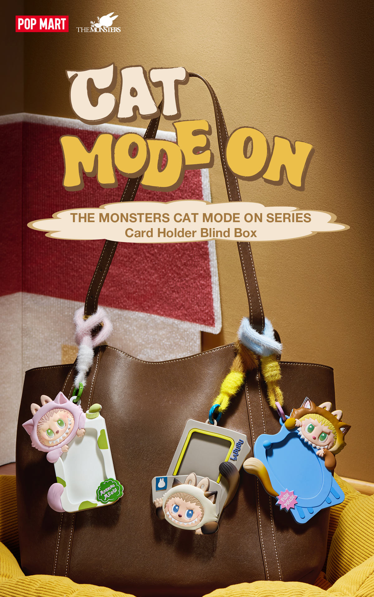 THE MONSTERS CAT MODE ON SERIES - Card Holder Blind Box – details