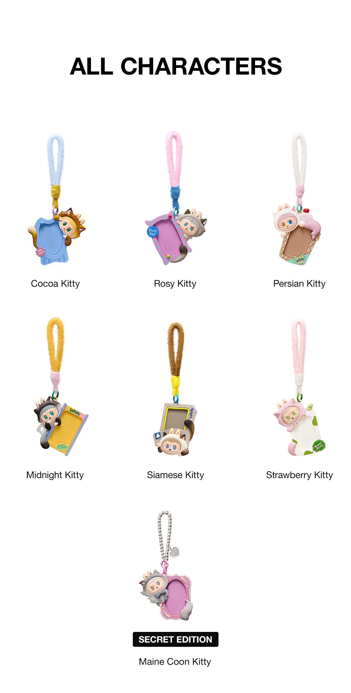THE MONSTERS CAT MODE ON SERIES - Card Holder Blind Box – details