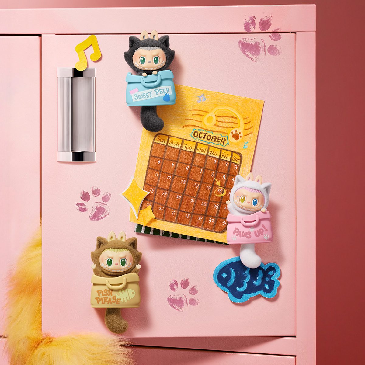 THE MONSTERS CAT MODE ON SERIES - Fridge Magnet Blind Box THE MONSTERS CAT MODE ON SERIES - Fridge Magnet Blind Box